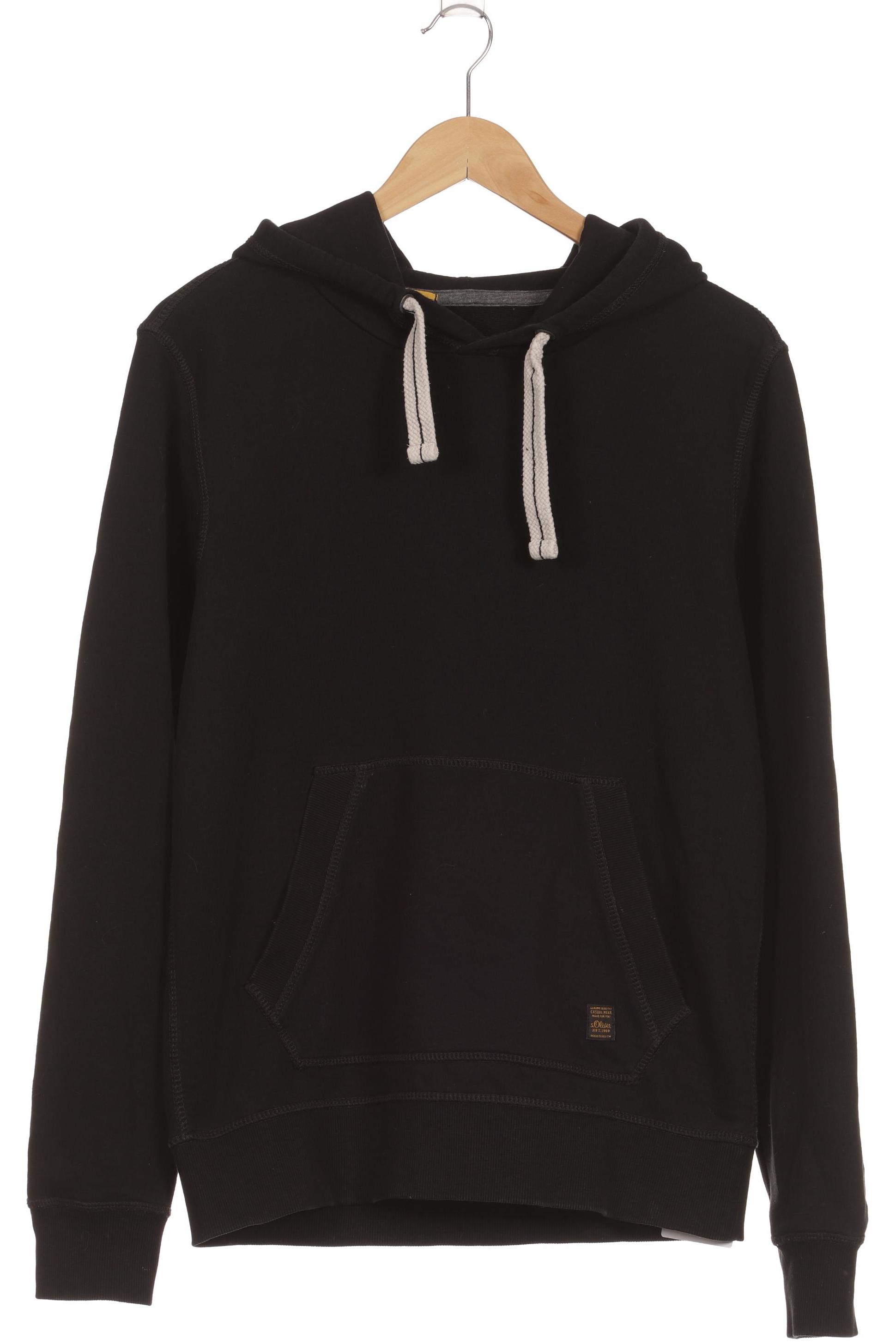 

s.Oliver Herren Kapuzenpullover, schwarz, Gr.
