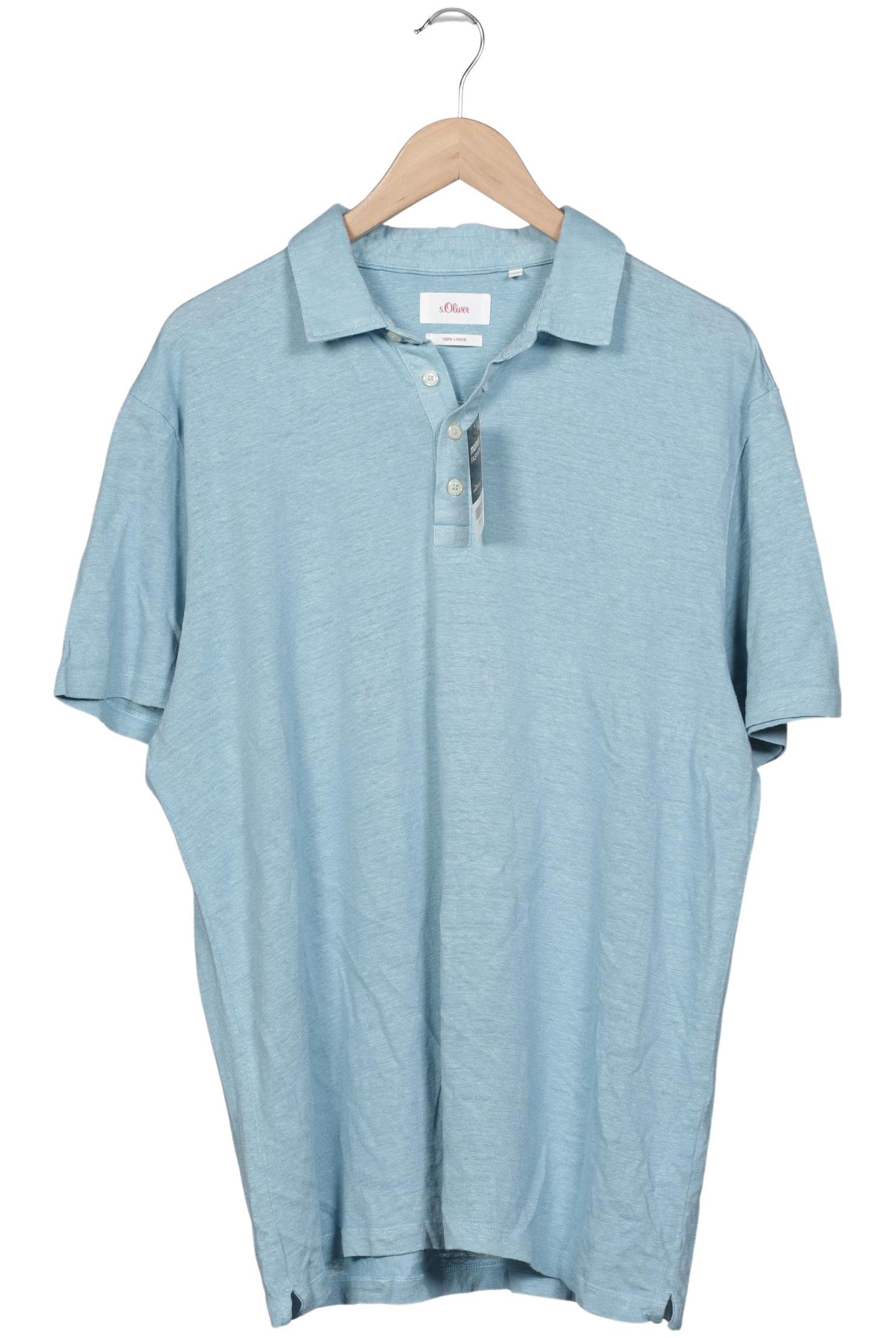 

s.Oliver Herren Poloshirt, blau, Gr. 56
