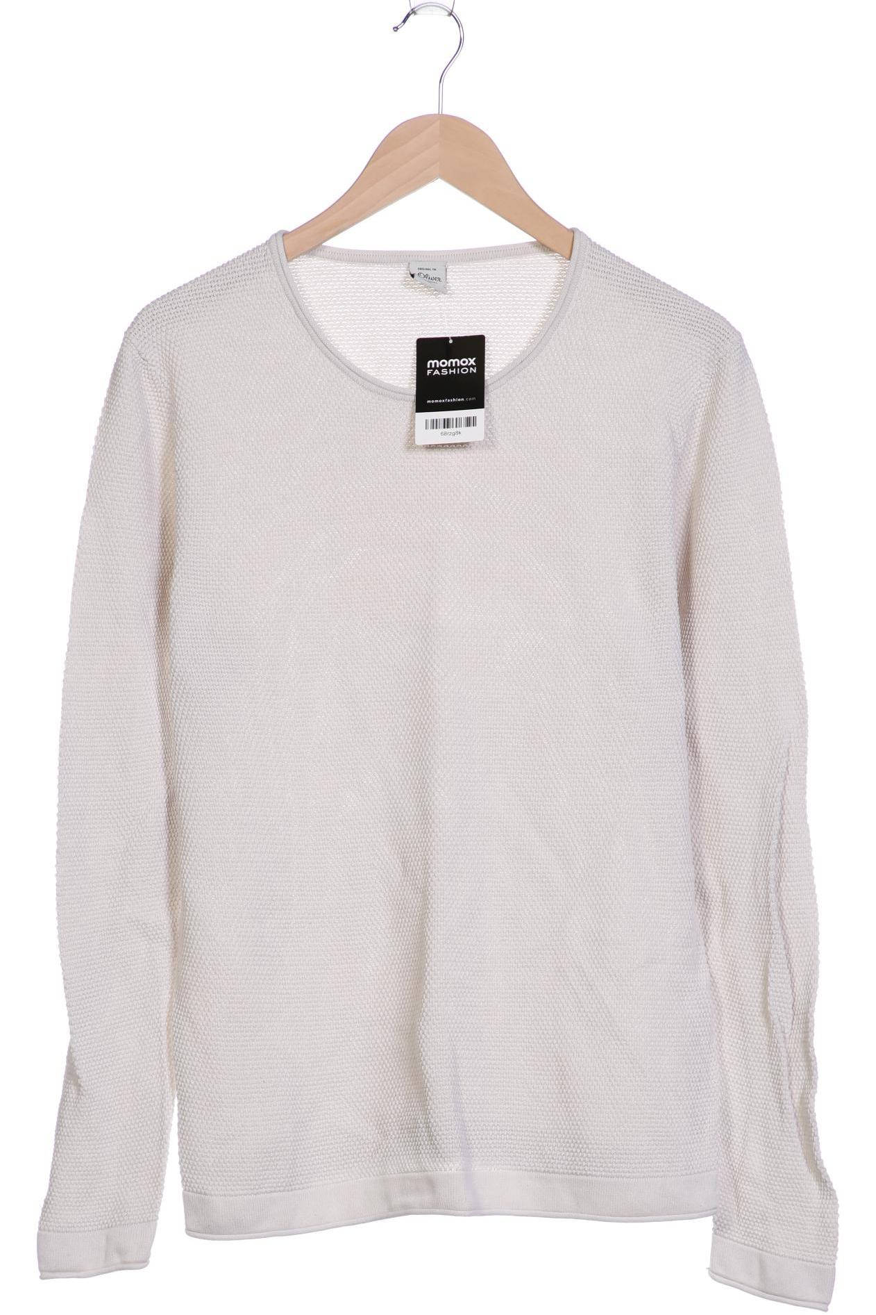 

s.Oliver Herren Pullover, cremeweiß