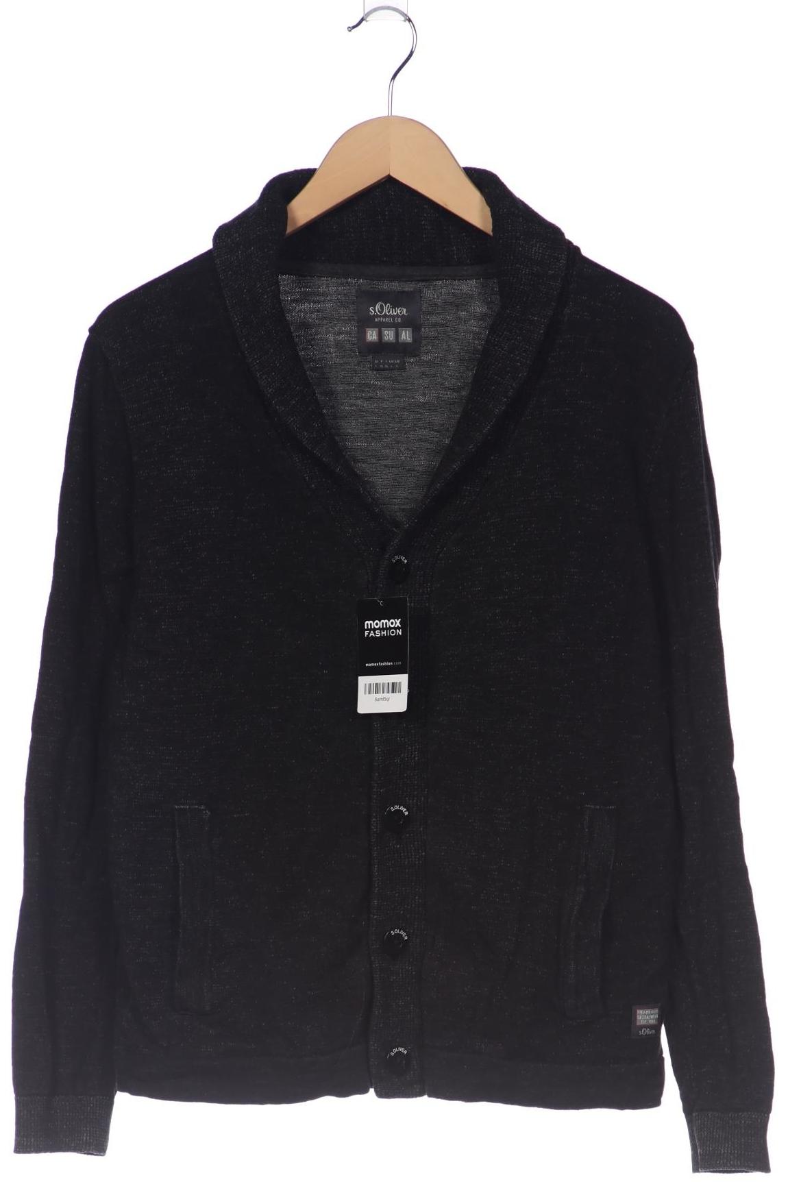 

s.Oliver Herren Strickjacke, schwarz, Gr. 52