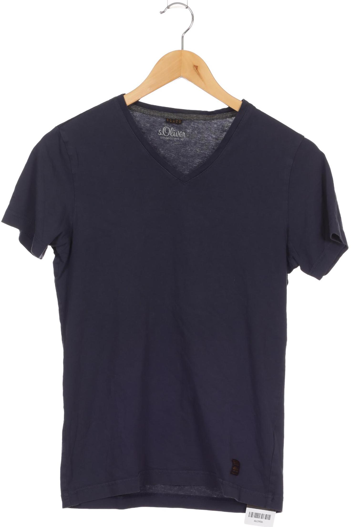 

s.Oliver Herren T-Shirt, blau, Gr. 46