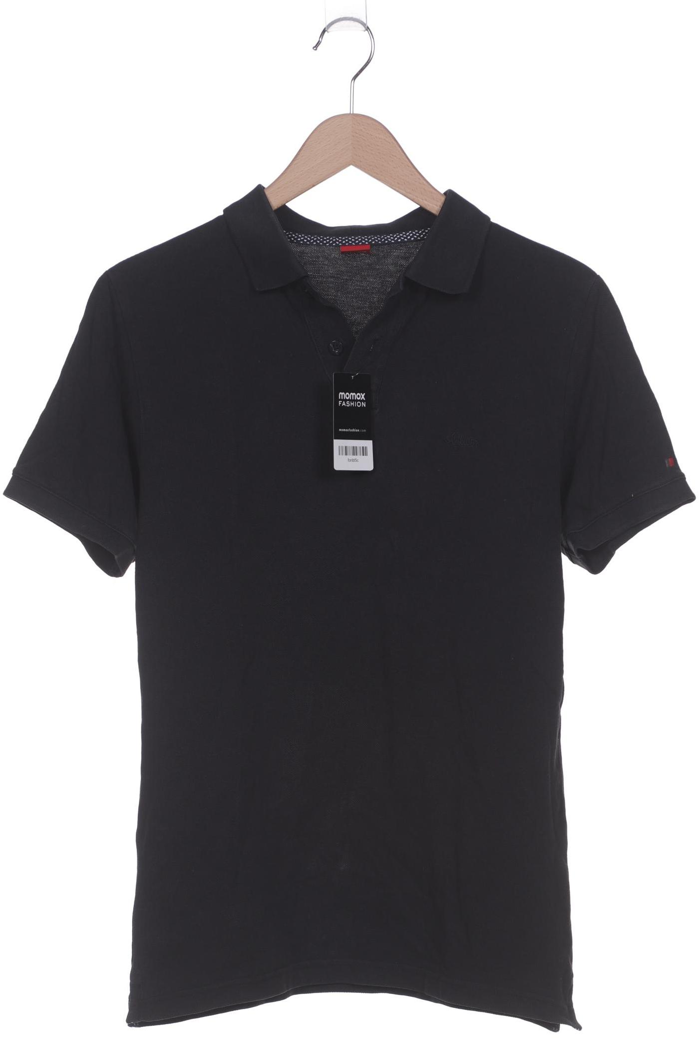 

s.Oliver Herren Poloshirt, schwarz, Gr. 48