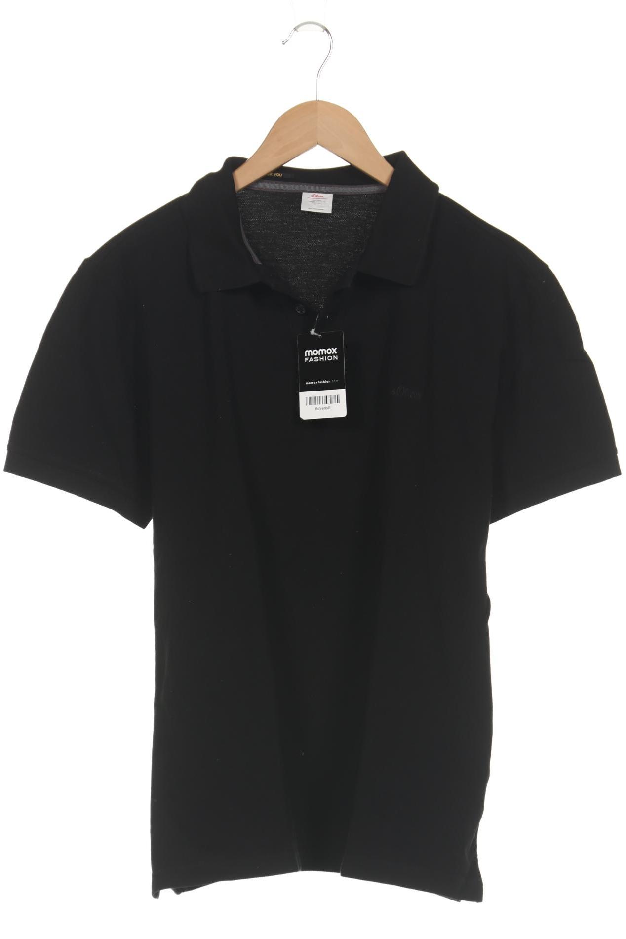 

s.Oliver Herren Poloshirt, schwarz, Gr. 54