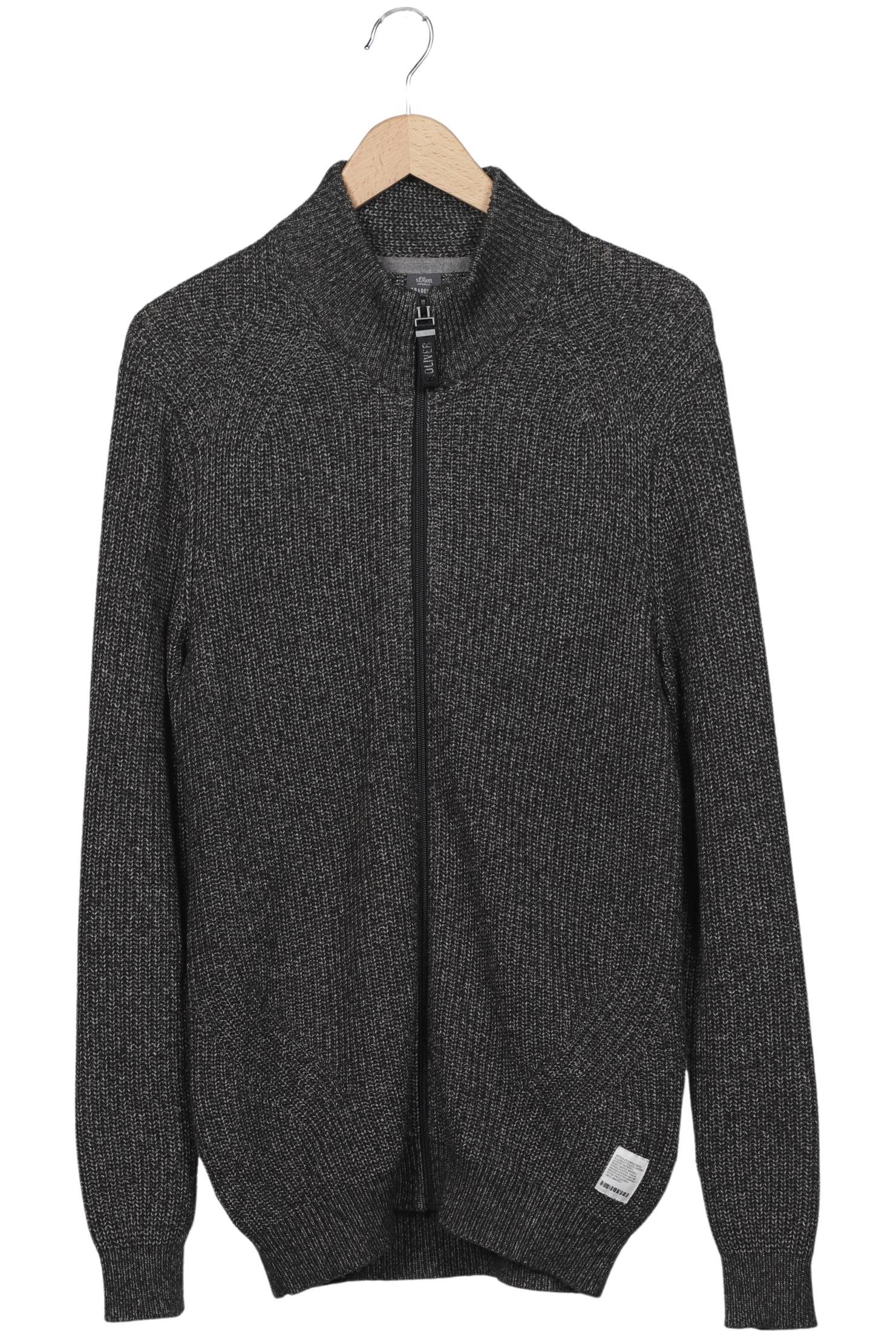 

s.Oliver Herren Strickjacke, grau, Gr. 54
