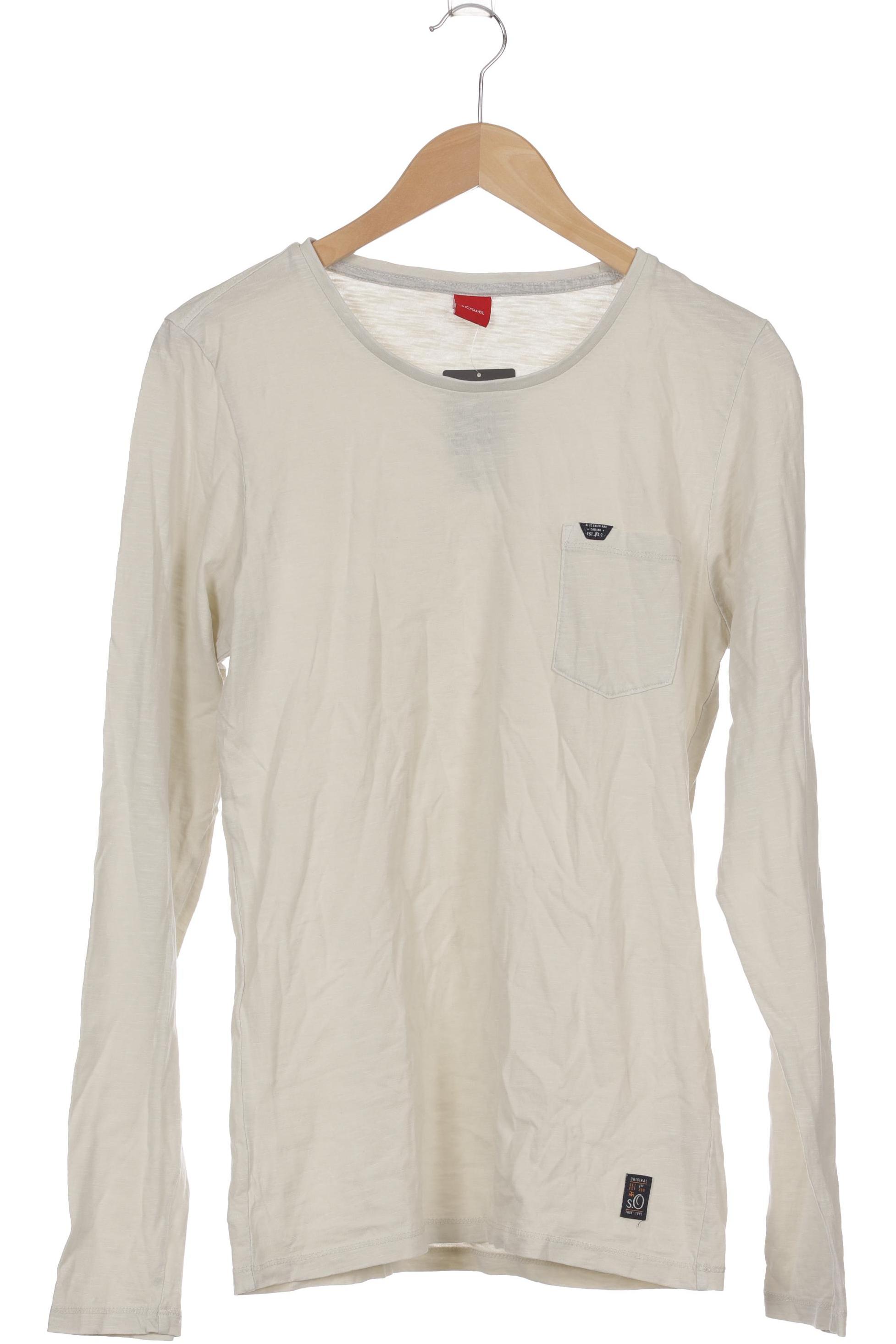 

s.Oliver Herren Langarmshirt, beige, Gr.