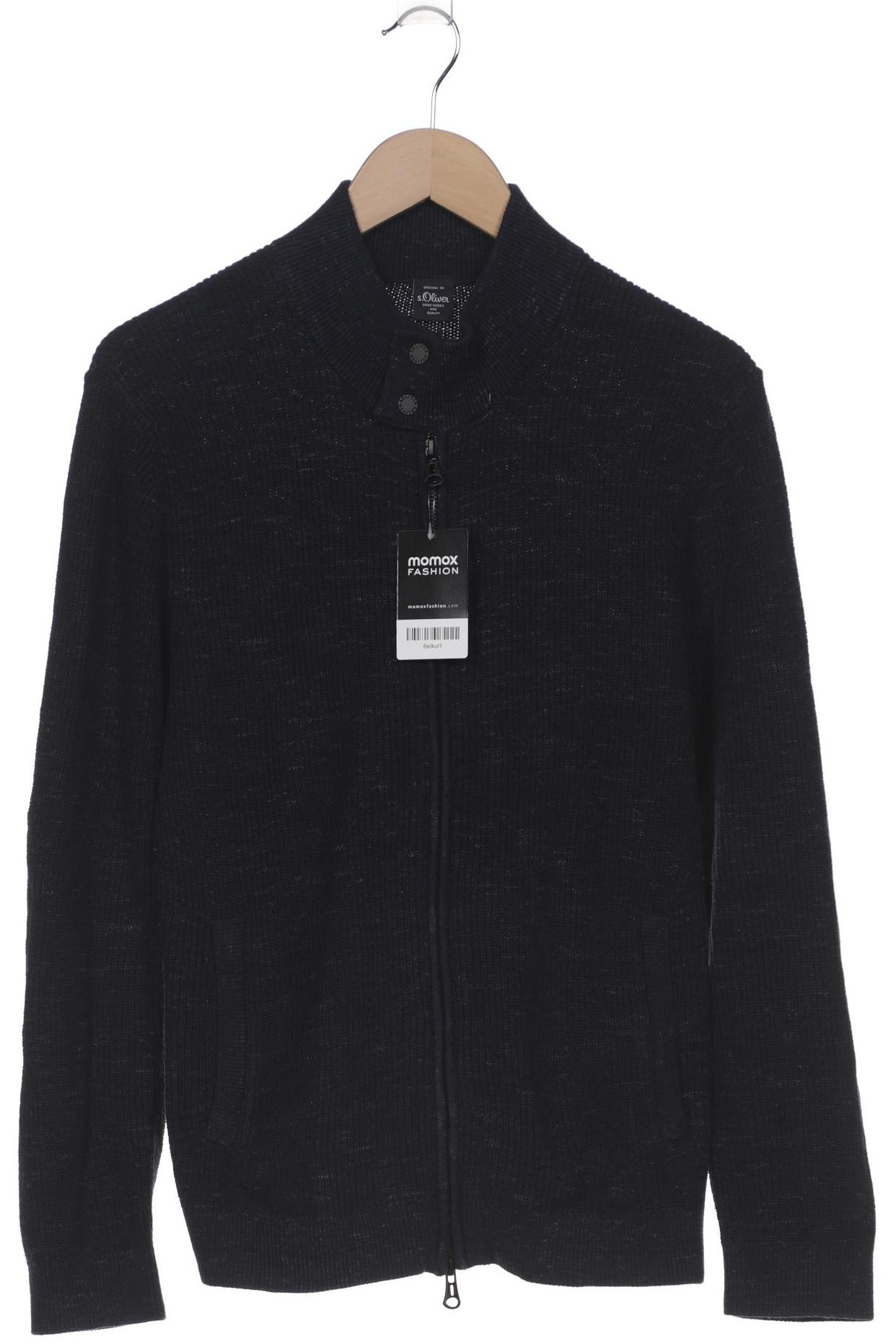 

s.Oliver Herren Strickjacke, marineblau, Gr. 48