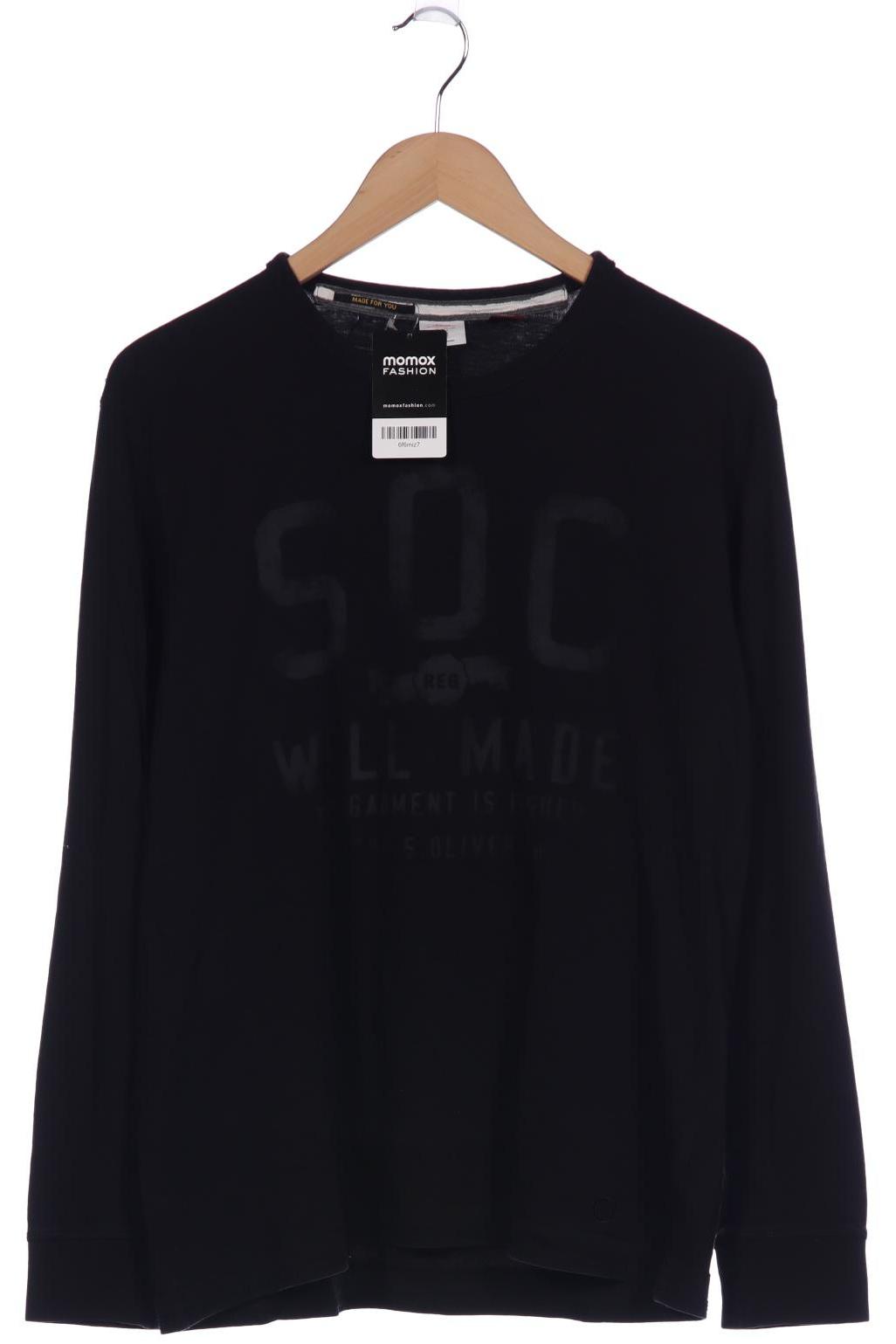 

s.Oliver Herren Langarmshirt, schwarz