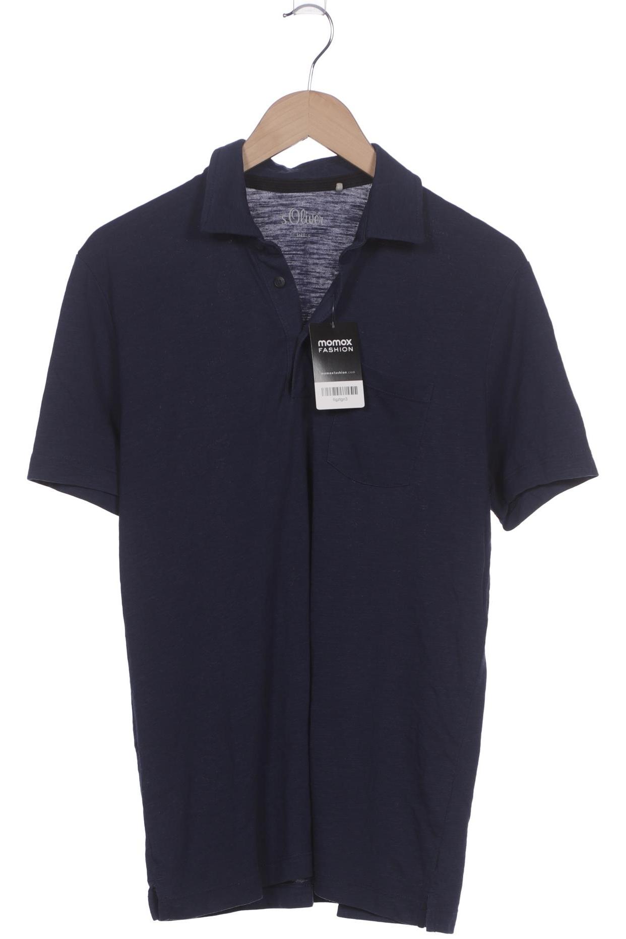 

s.Oliver Herren Poloshirt, marineblau, Gr. 52