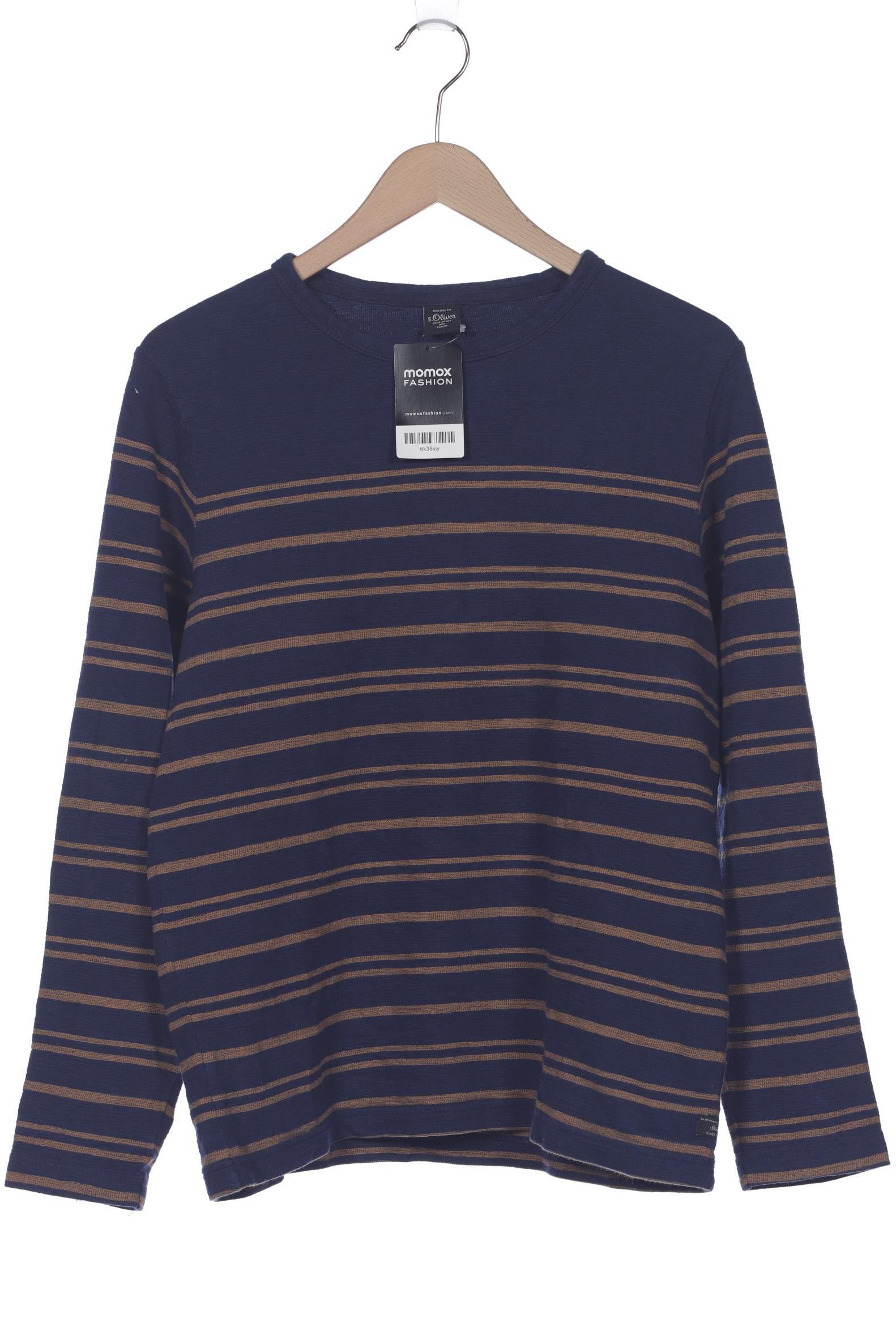 

s.Oliver Herren Langarmshirt, marineblau