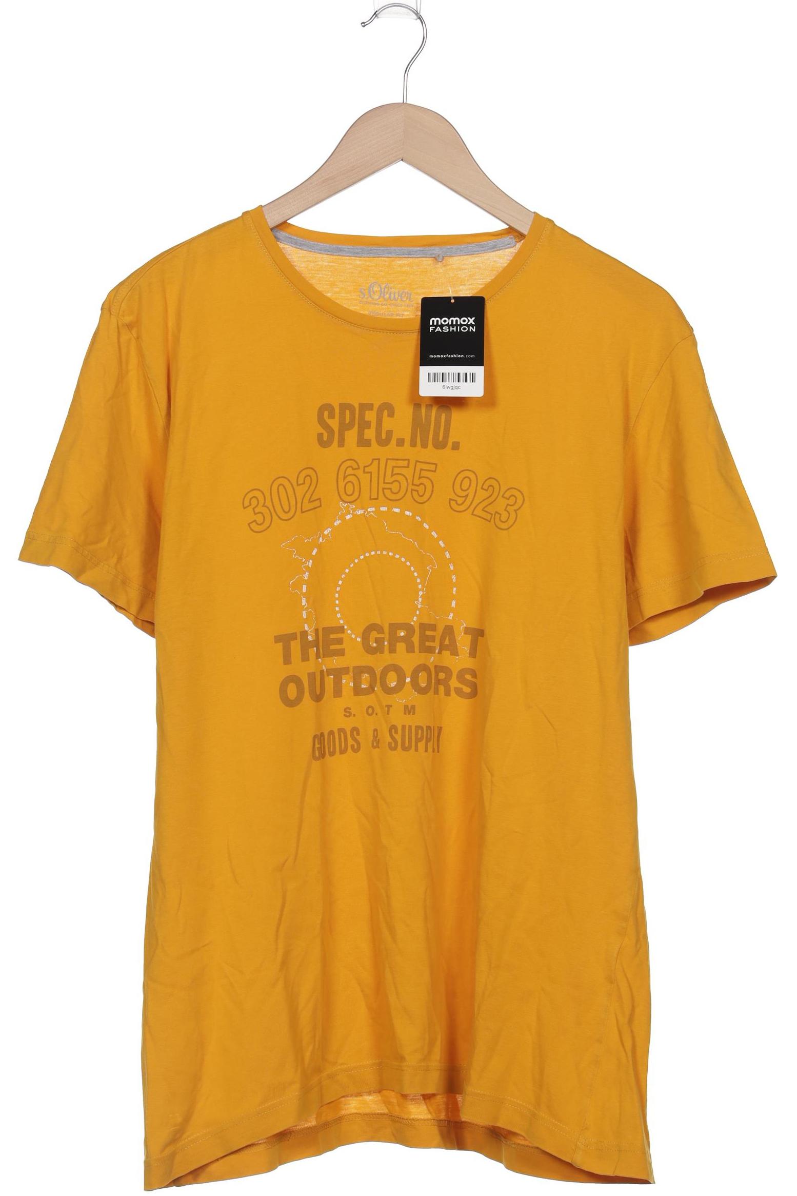 

s.Oliver Herren T-Shirt, gelb, Gr. 54