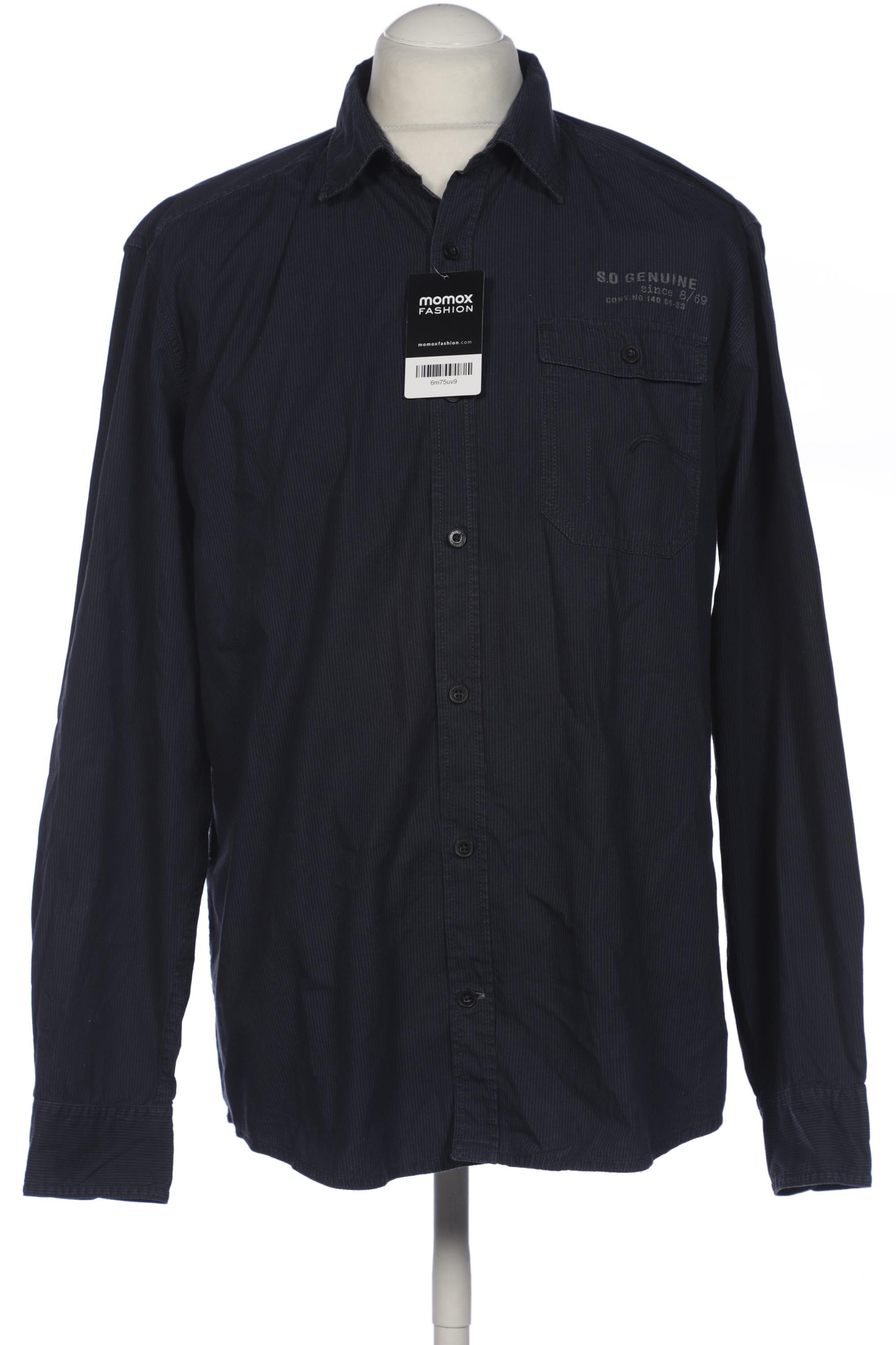 

s.Oliver Herren Hemd, marineblau, Gr. 52