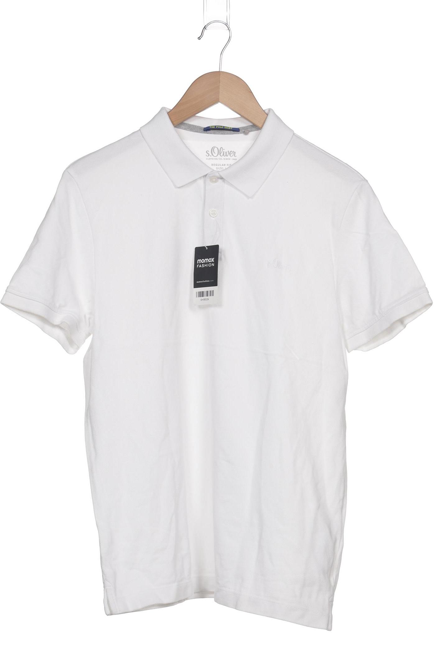 

s.Oliver Herren Poloshirt, weiß, Gr. 52