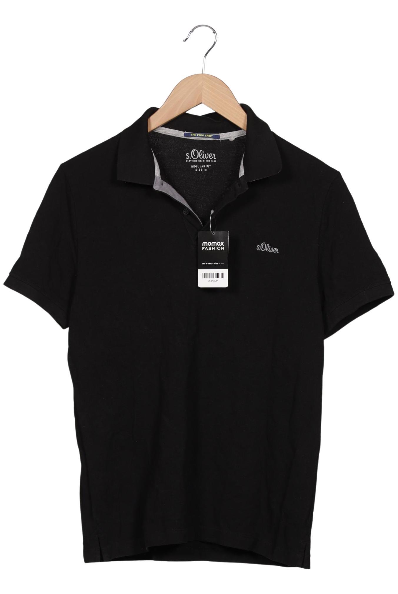

s.Oliver Herren Poloshirt, schwarz, Gr. 48