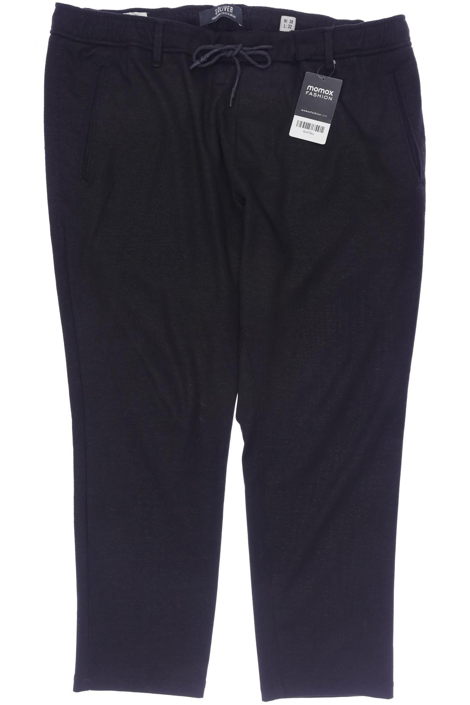 

s.Oliver Herren Stoffhose, schwarz, Gr. 38