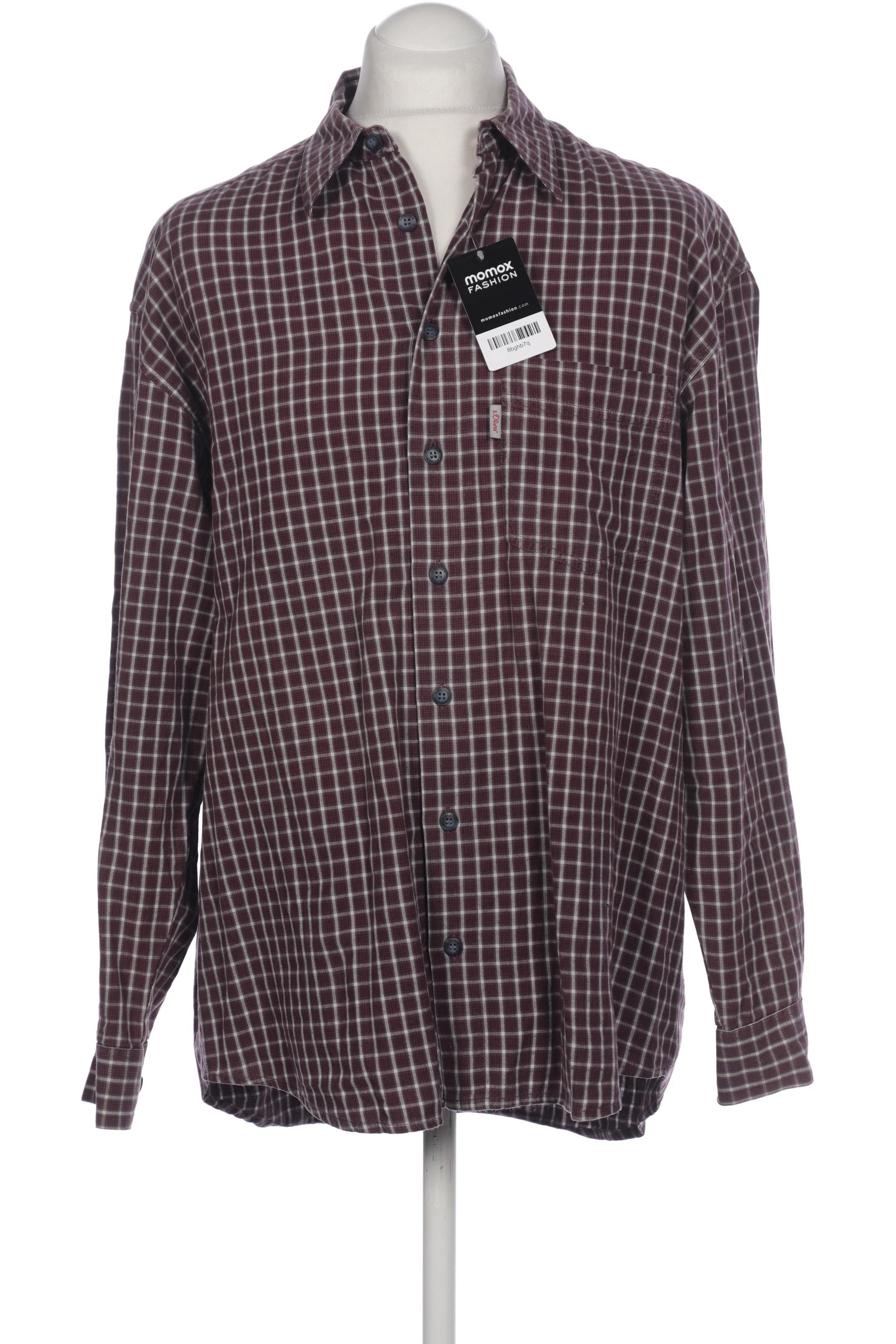 

s.Oliver Herren Hemd, bordeaux, Gr. 52