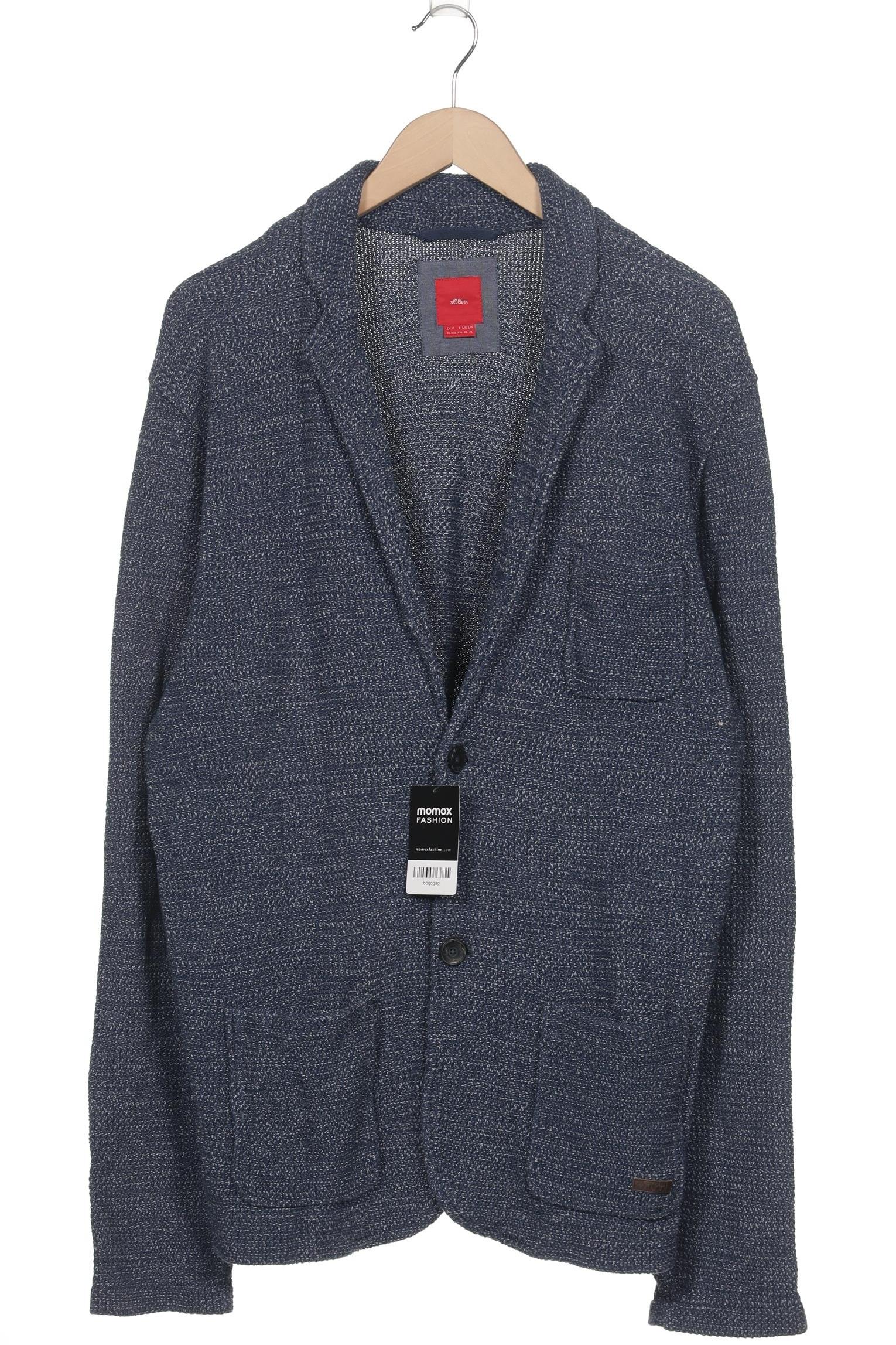 

s.Oliver Herren Strickjacke, marineblau, Gr. 54