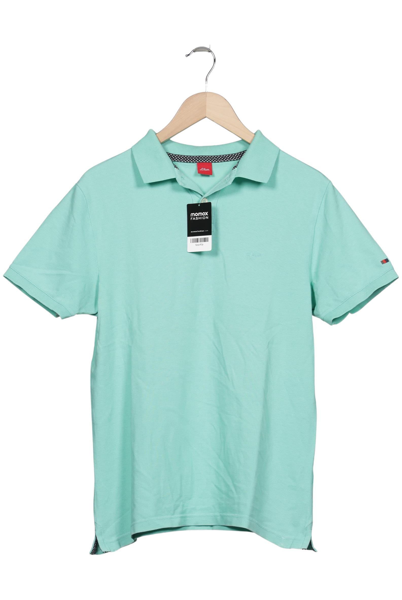 

s.Oliver Herren Poloshirt, türkis, Gr. 52
