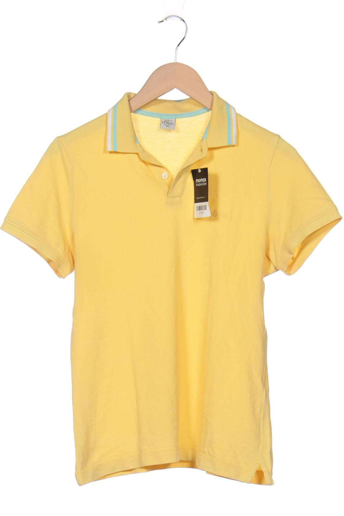 

s.Oliver Herren Poloshirt, gelb, Gr. 46
