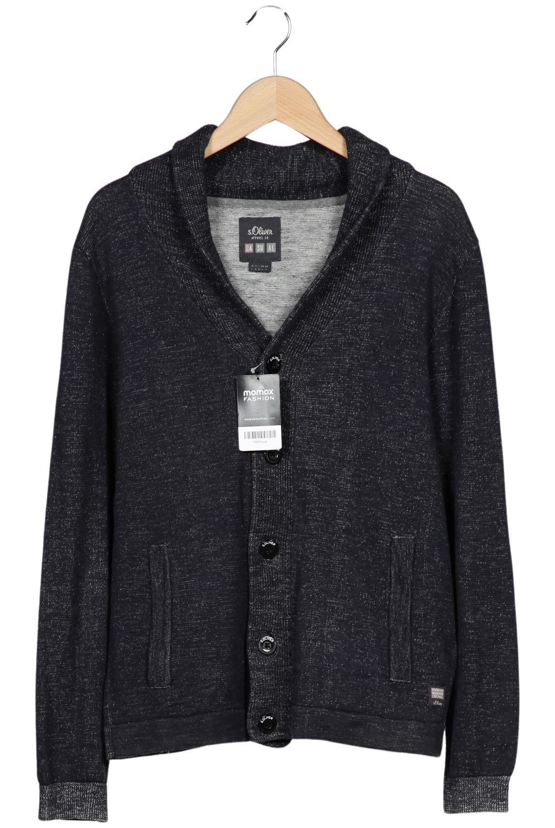 

s.Oliver Herren Strickjacke, marineblau, Gr. 52
