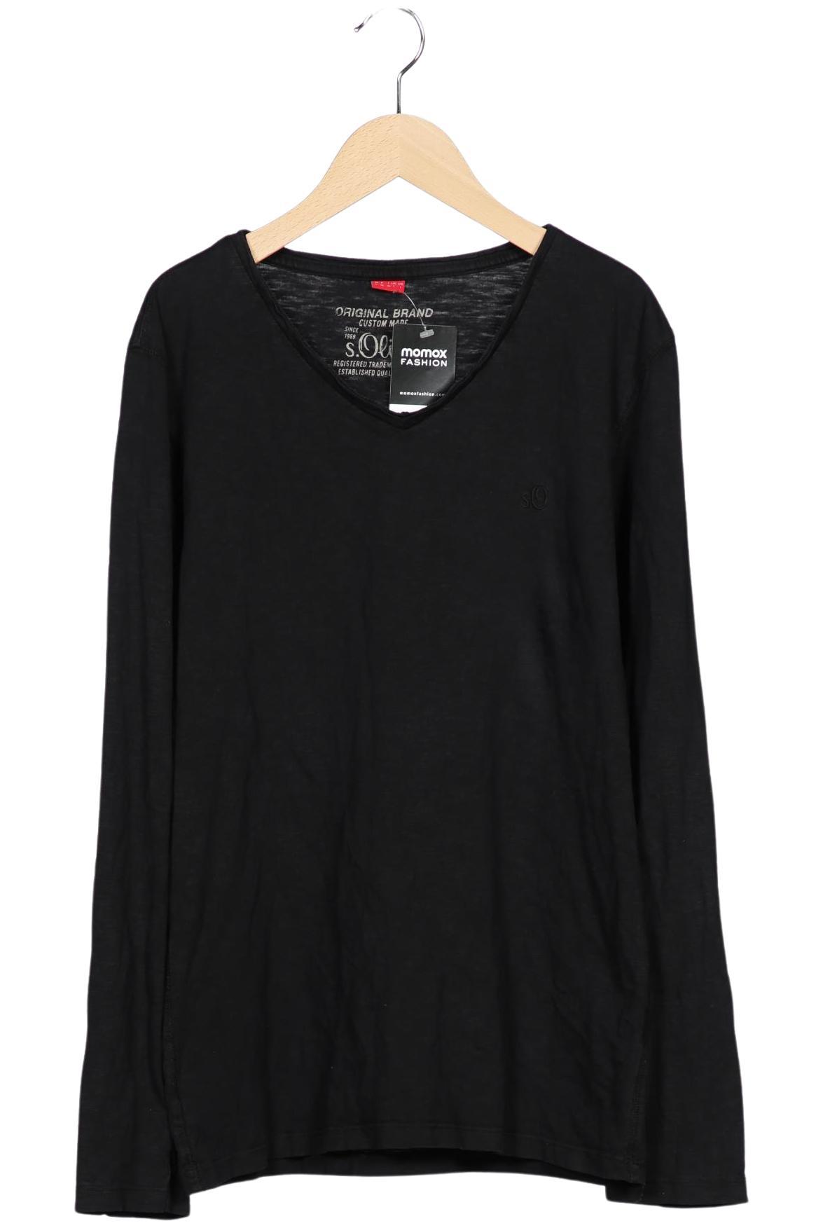 

s.Oliver Herren Langarmshirt, schwarz, Gr. 52