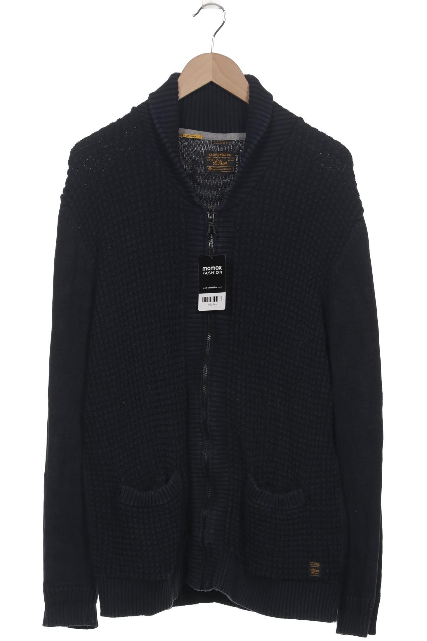 

s.Oliver Herren Strickjacke, marineblau, Gr. 54