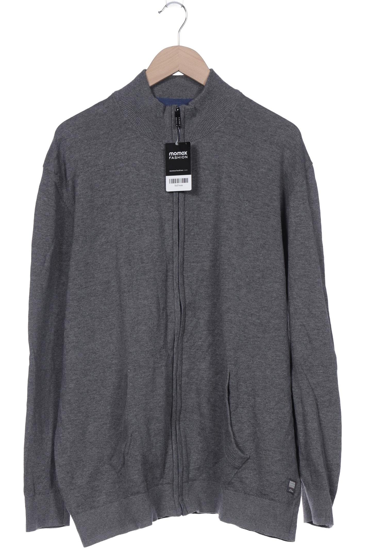 

s.Oliver Herren Strickjacke, grau, Gr. 58