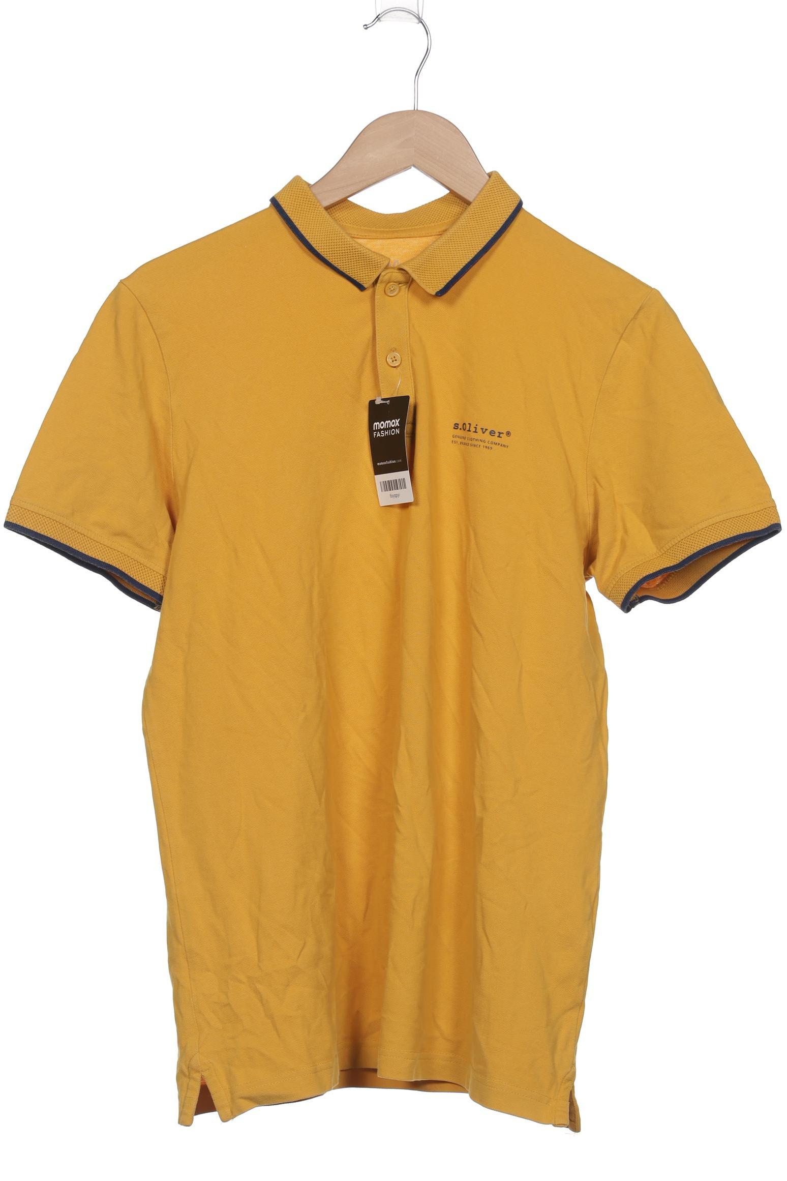 

s.Oliver Herren Poloshirt, gelb, Gr. 48