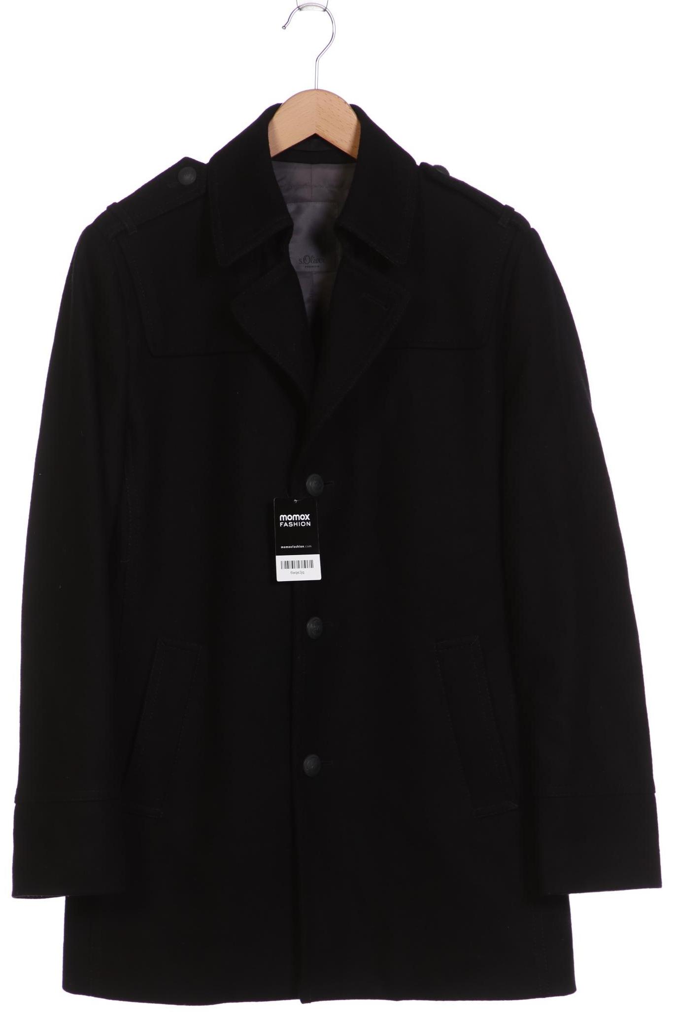 

s.Oliver Herren Mantel, schwarz