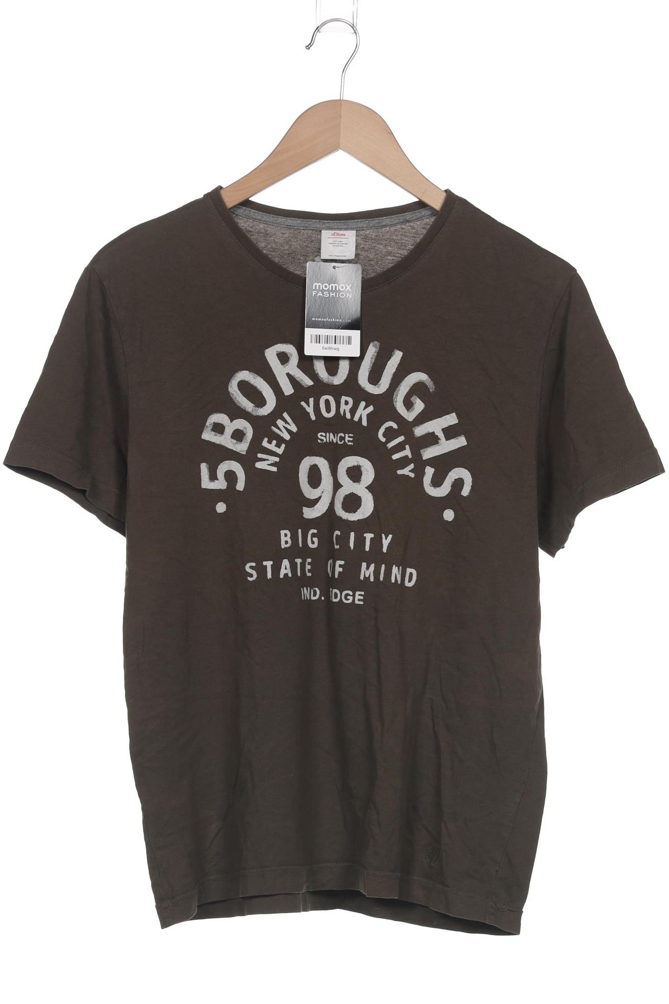 

s.Oliver Herren T-Shirt, grün, Gr. 48