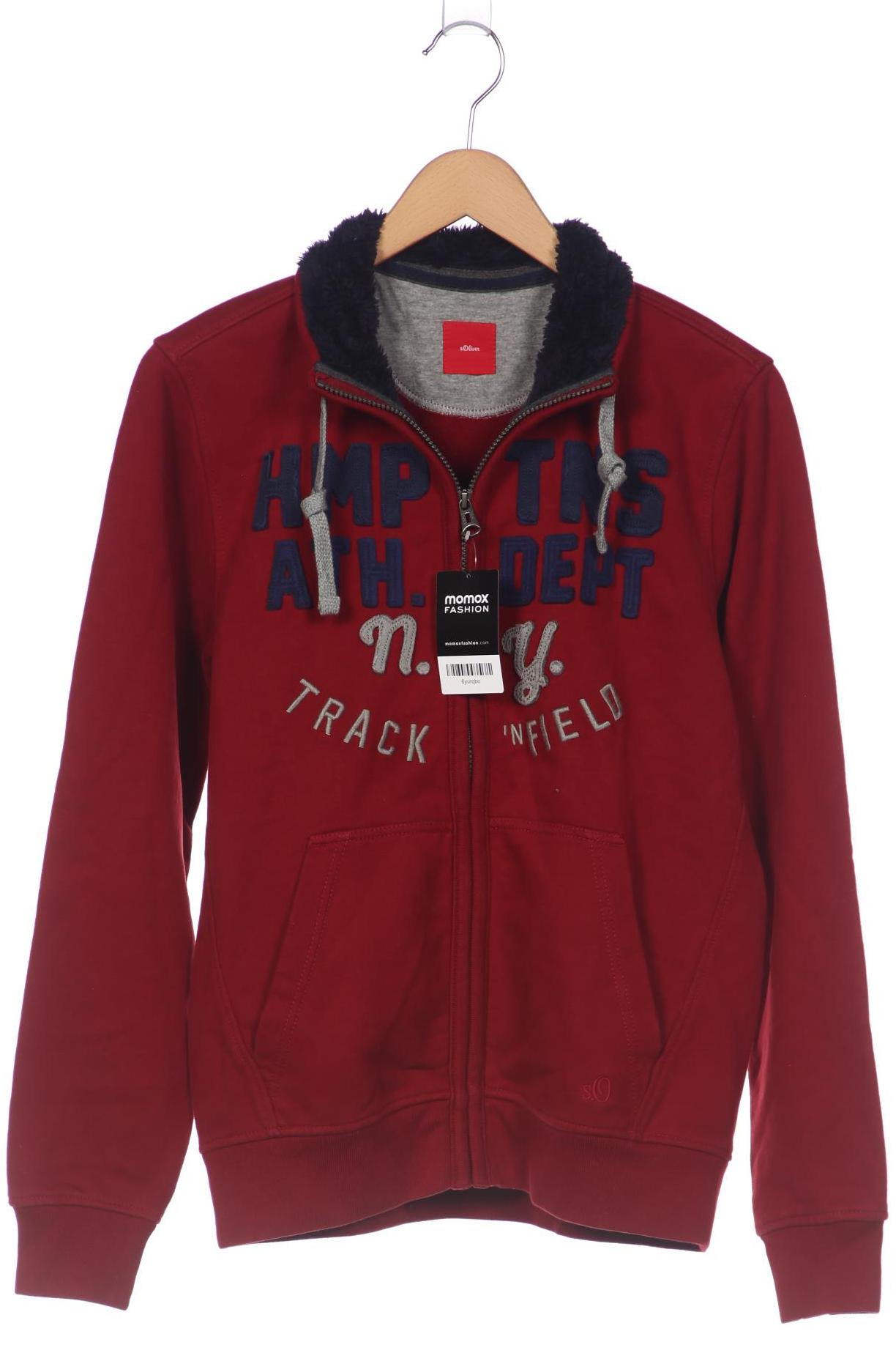 

s.Oliver Herren Sweatshirt, bordeaux, Gr. 48