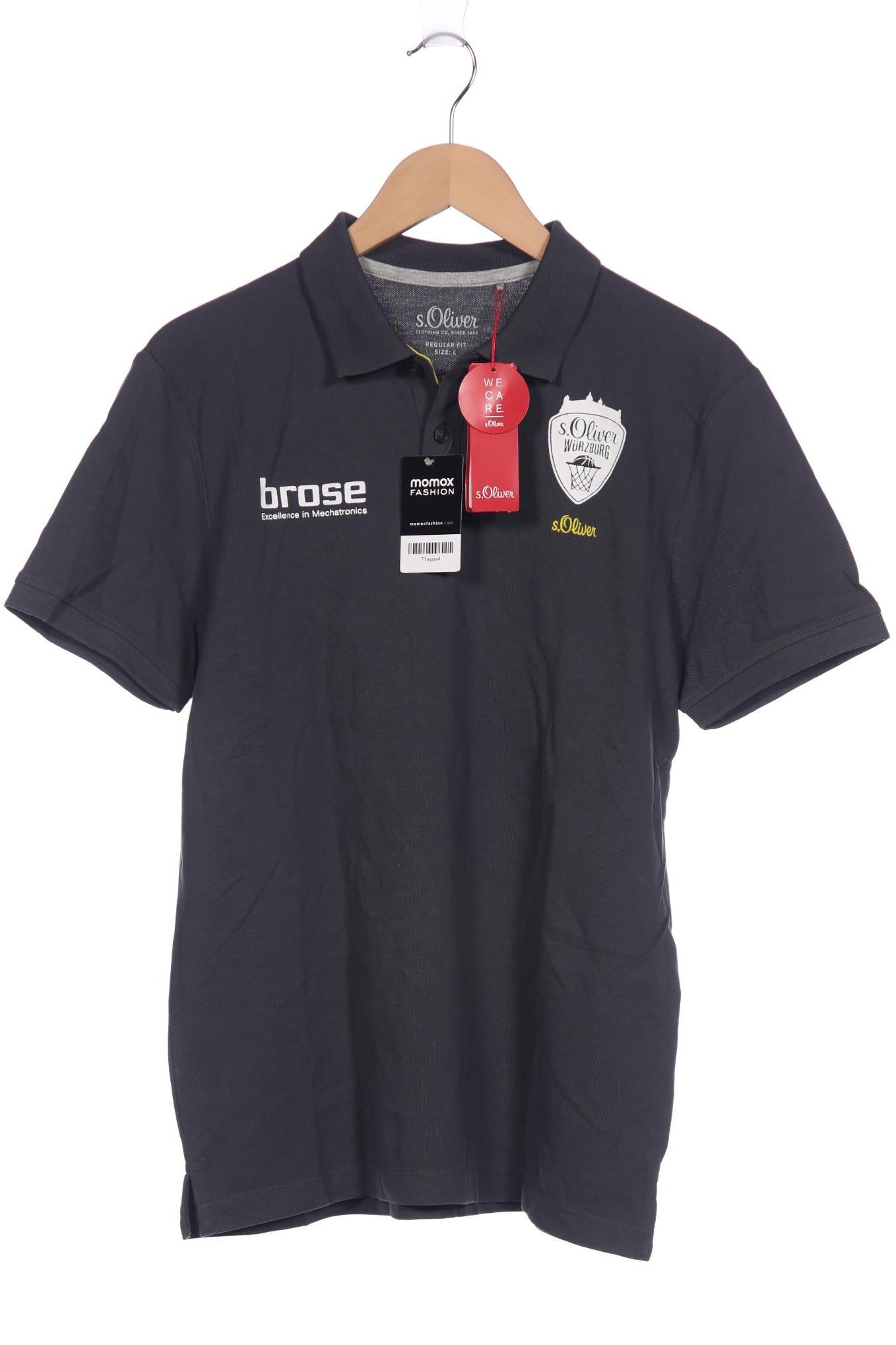 

s.Oliver Herren Poloshirt, grau, Gr. 52