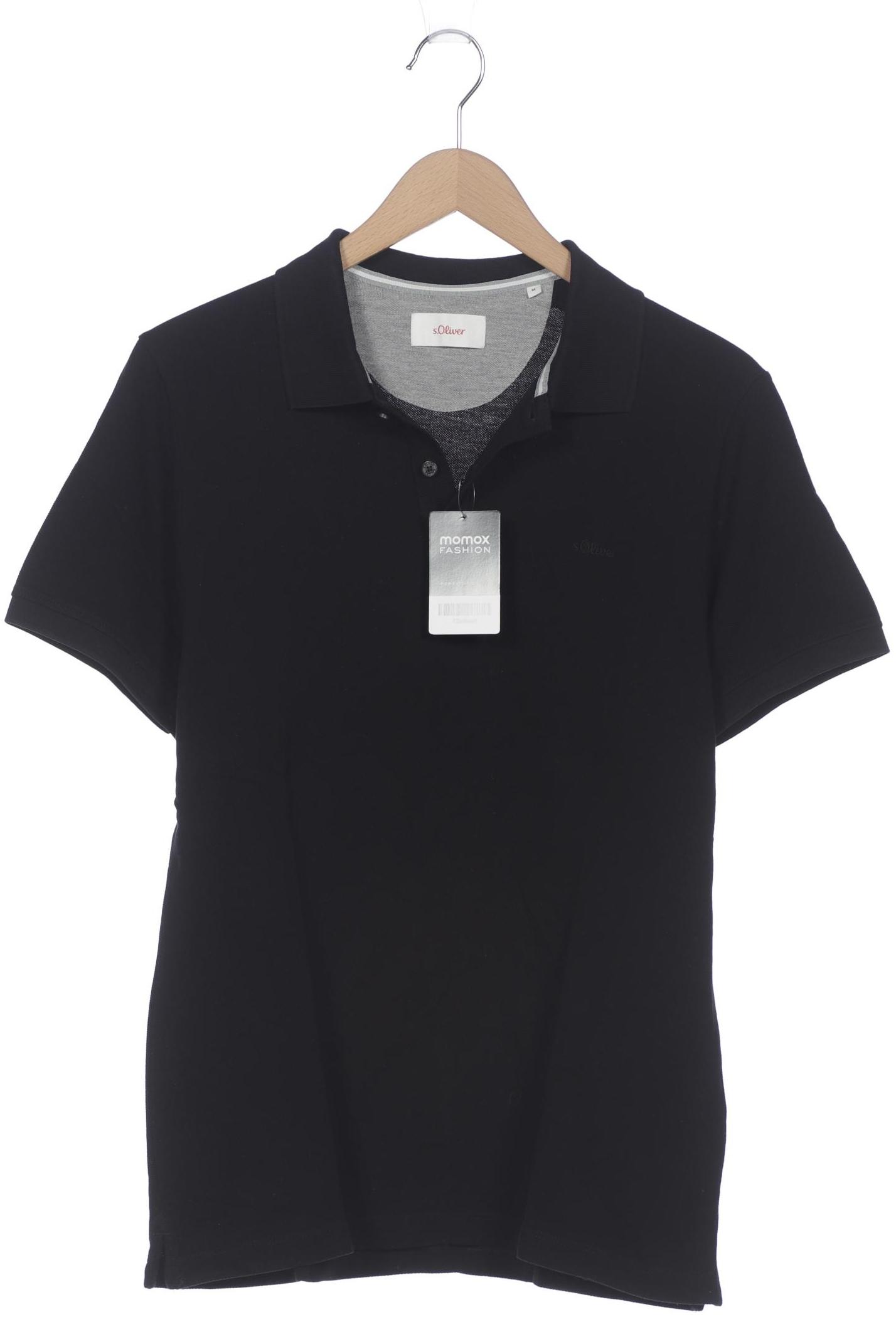 

s.Oliver Herren Poloshirt, schwarz, Gr. 48