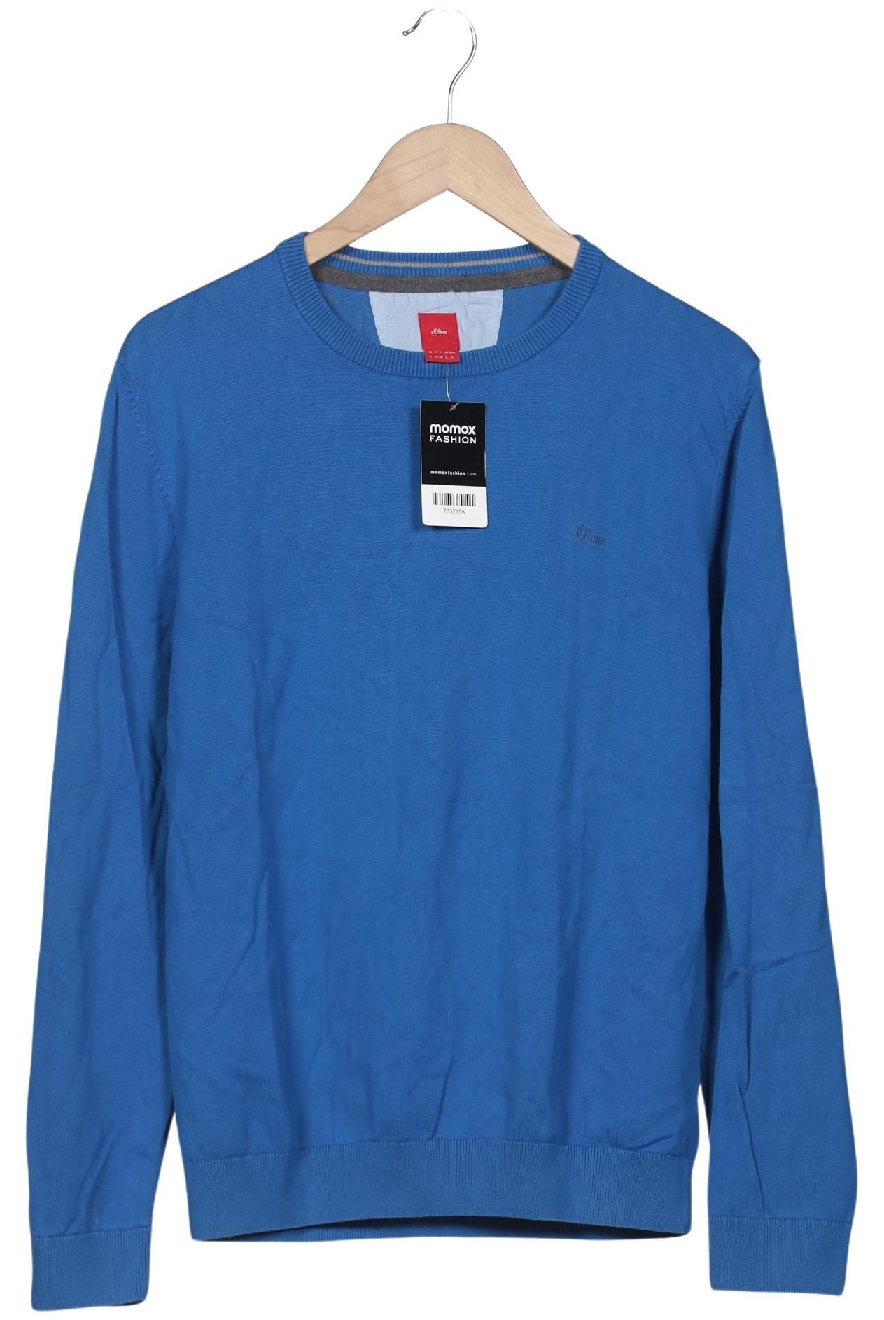 

s.Oliver Herren Pullover, blau, Gr. 52