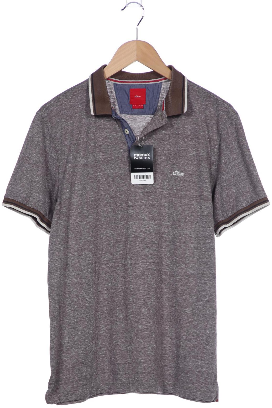

s.Oliver Herren Poloshirt, grau, Gr. 52