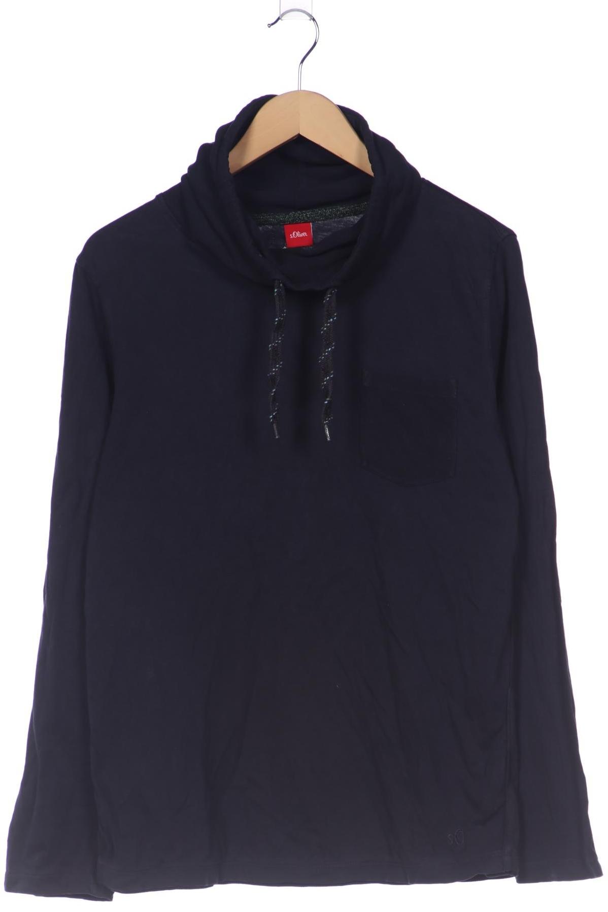 

s.Oliver Herren Langarmshirt, marineblau, Gr. 52
