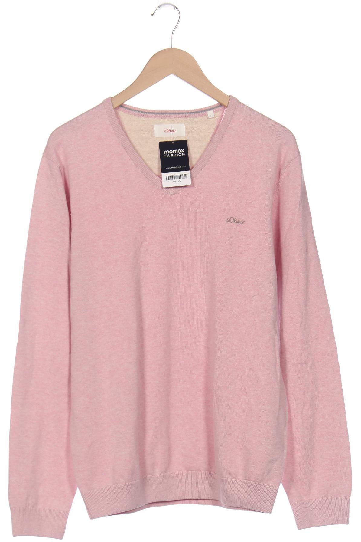 

s.Oliver Herren Pullover, pink, Gr. 52