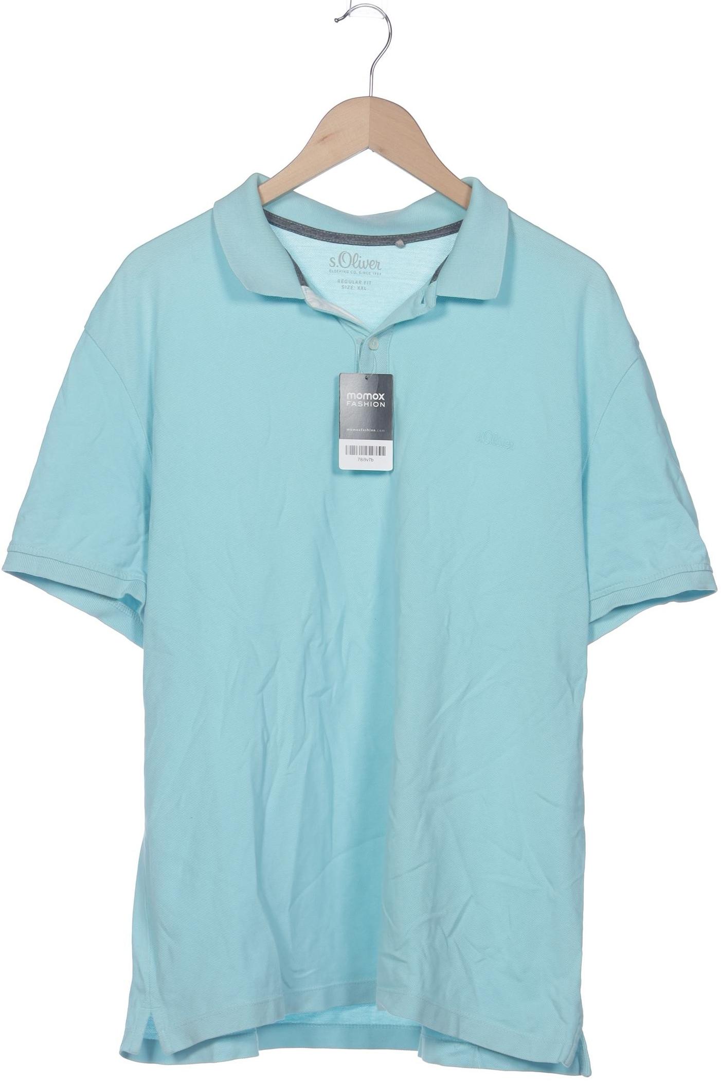 

s.Oliver Herren Poloshirt, blau, Gr. 56