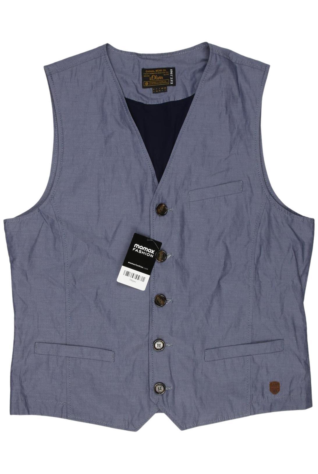 

s.Oliver Herren Weste, blau, Gr. 52