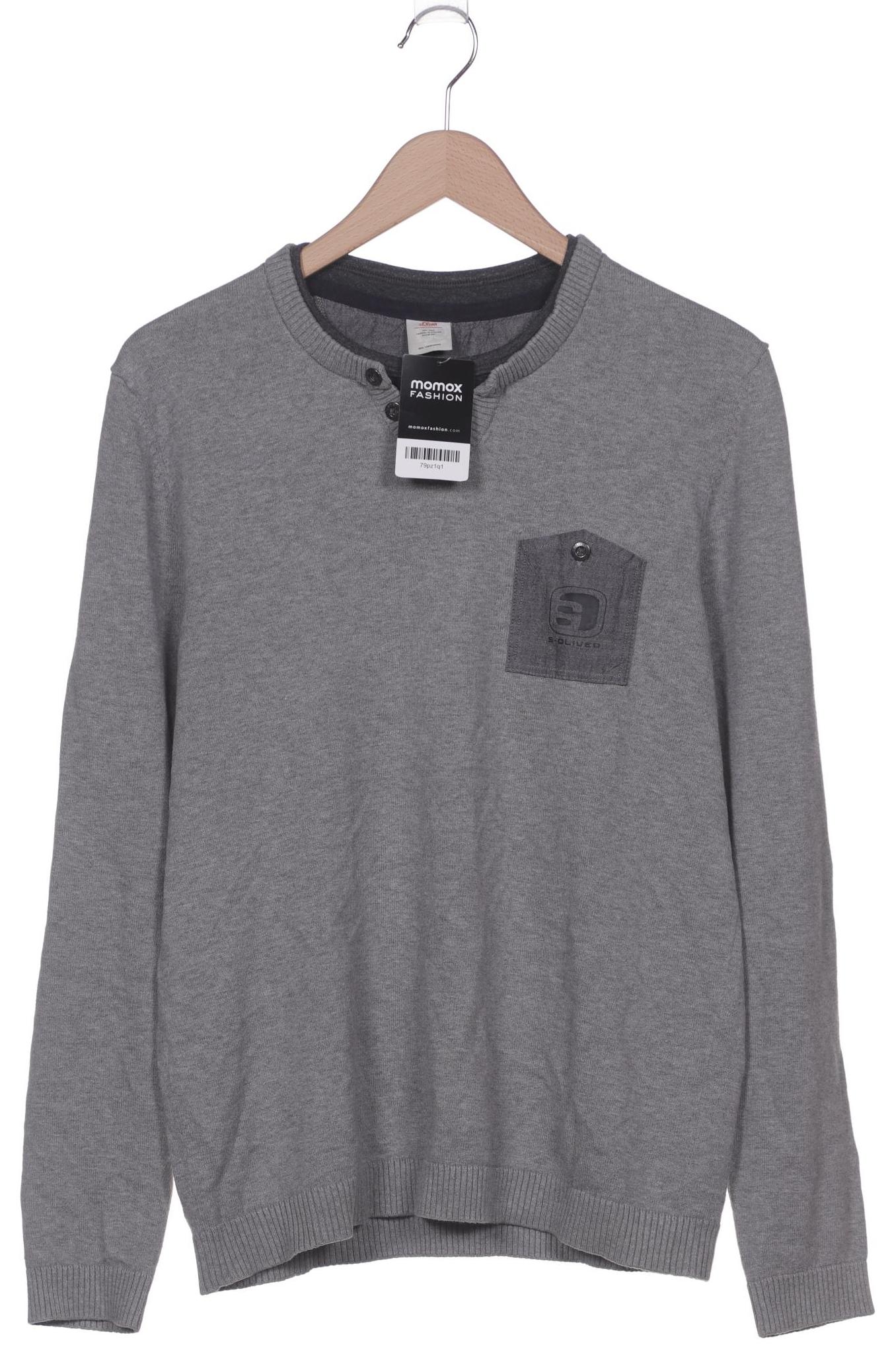 

s.Oliver Herren Pullover, grau, Gr. 48