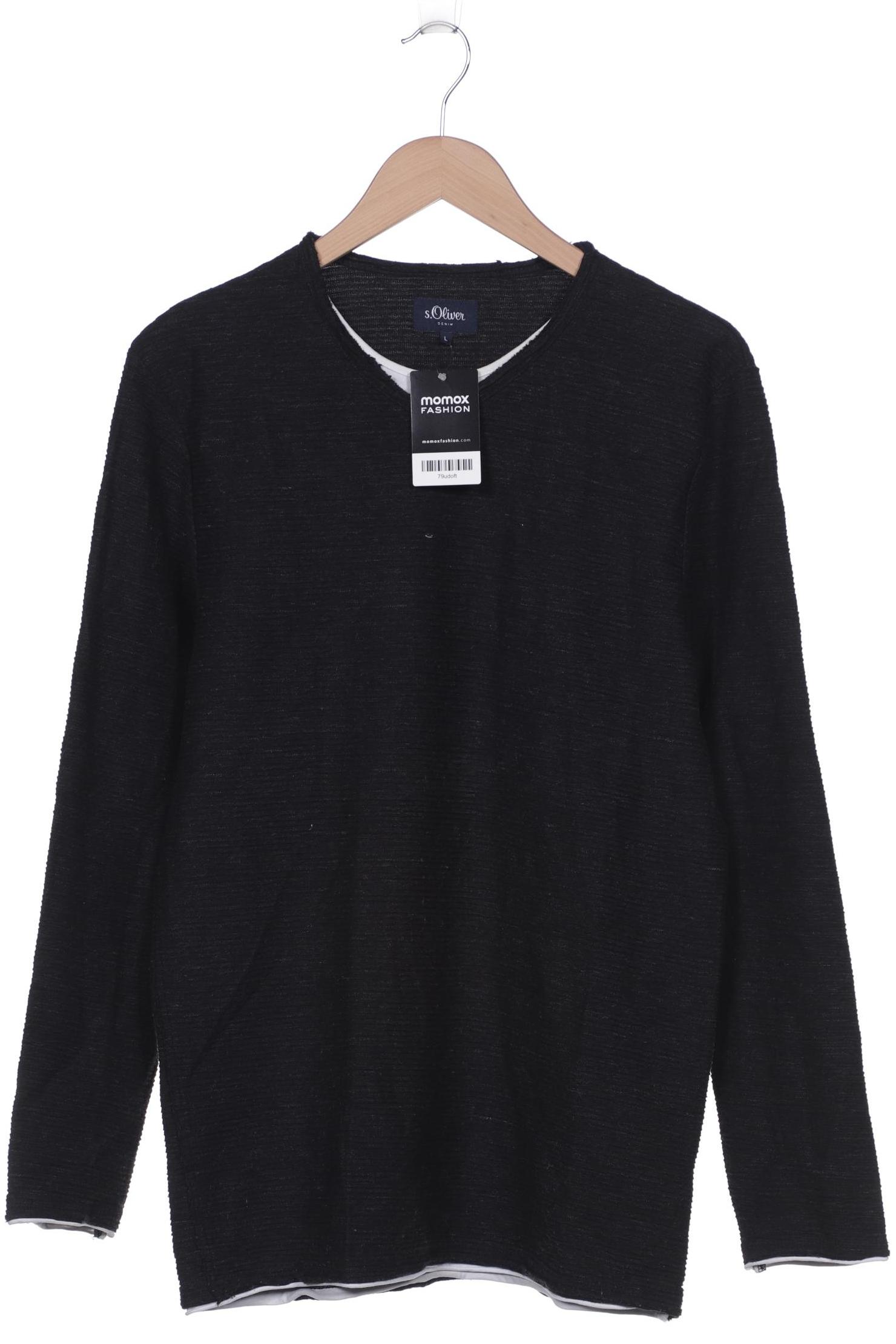 

s.Oliver Herren Sweatshirt, schwarz