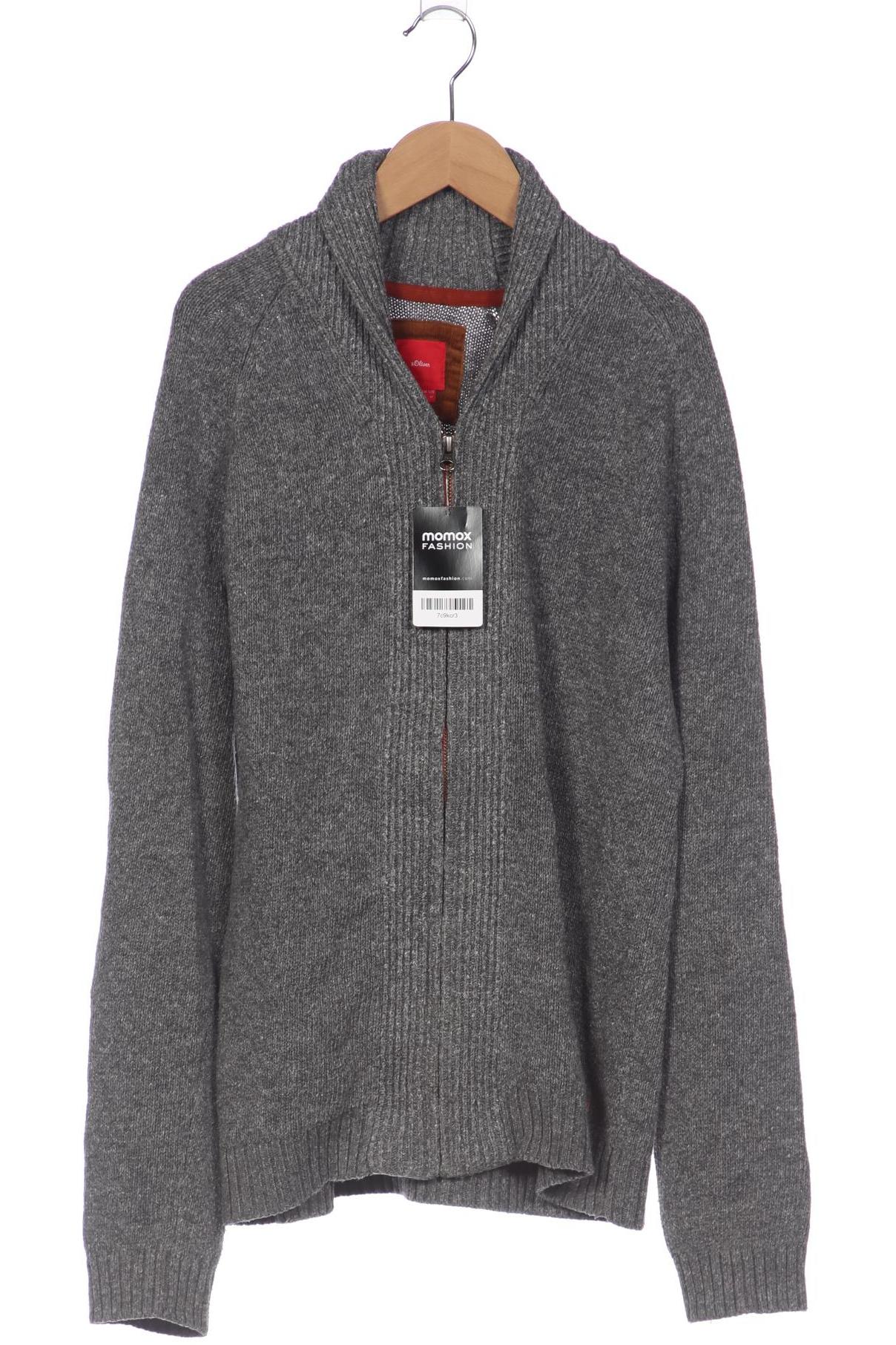 

s.Oliver Herren Strickjacke, grau, Gr. 48