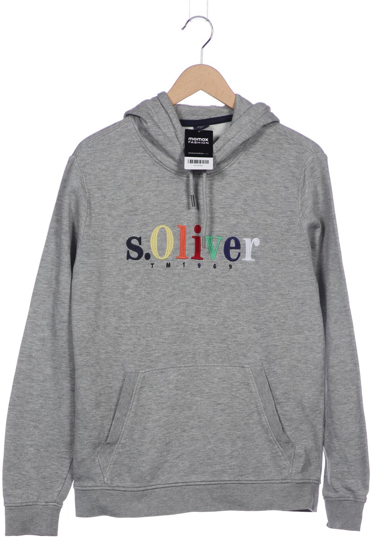 

s.Oliver Herren Kapuzenpullover, grau, Gr. 48