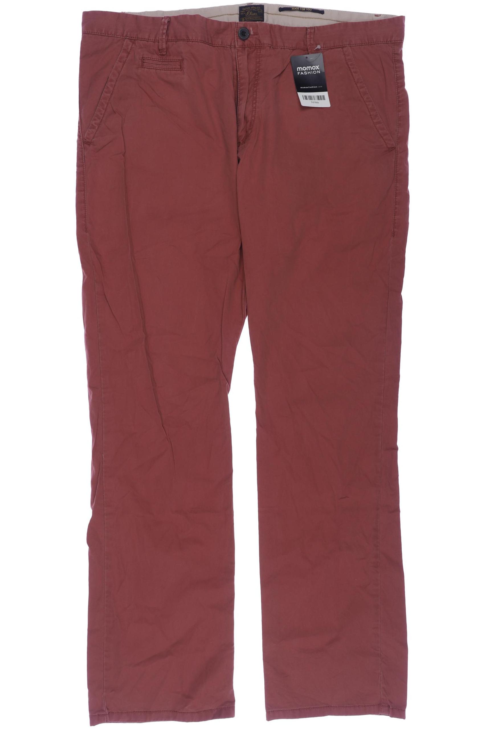 

s.Oliver Herren Stoffhose, bordeaux, Gr. 38