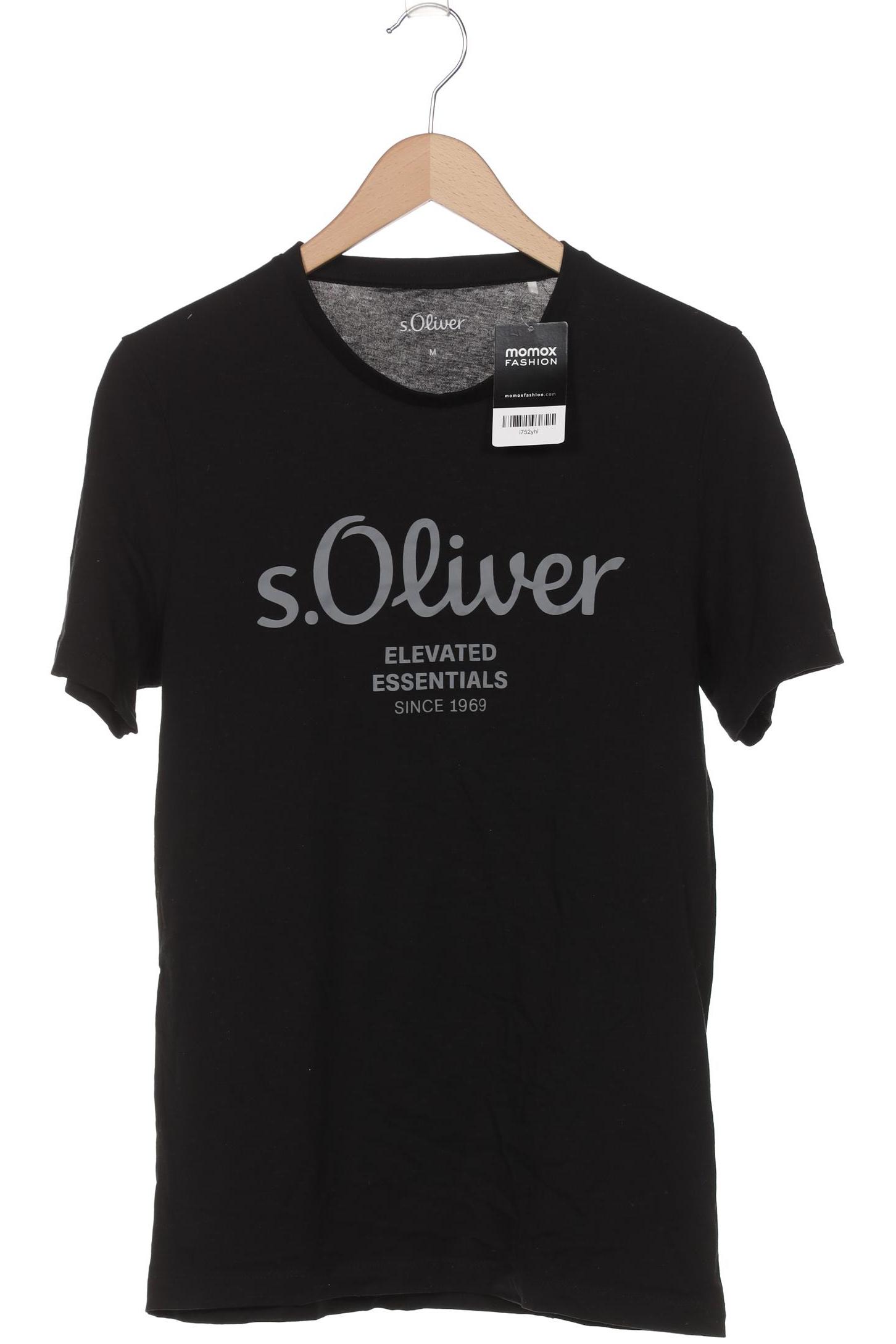 

s.Oliver Herren T-Shirt, schwarz, Gr. 48