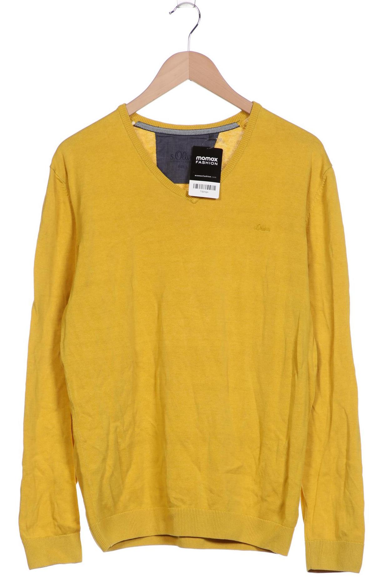 

s.Oliver Herren Pullover, gelb, Gr. 52