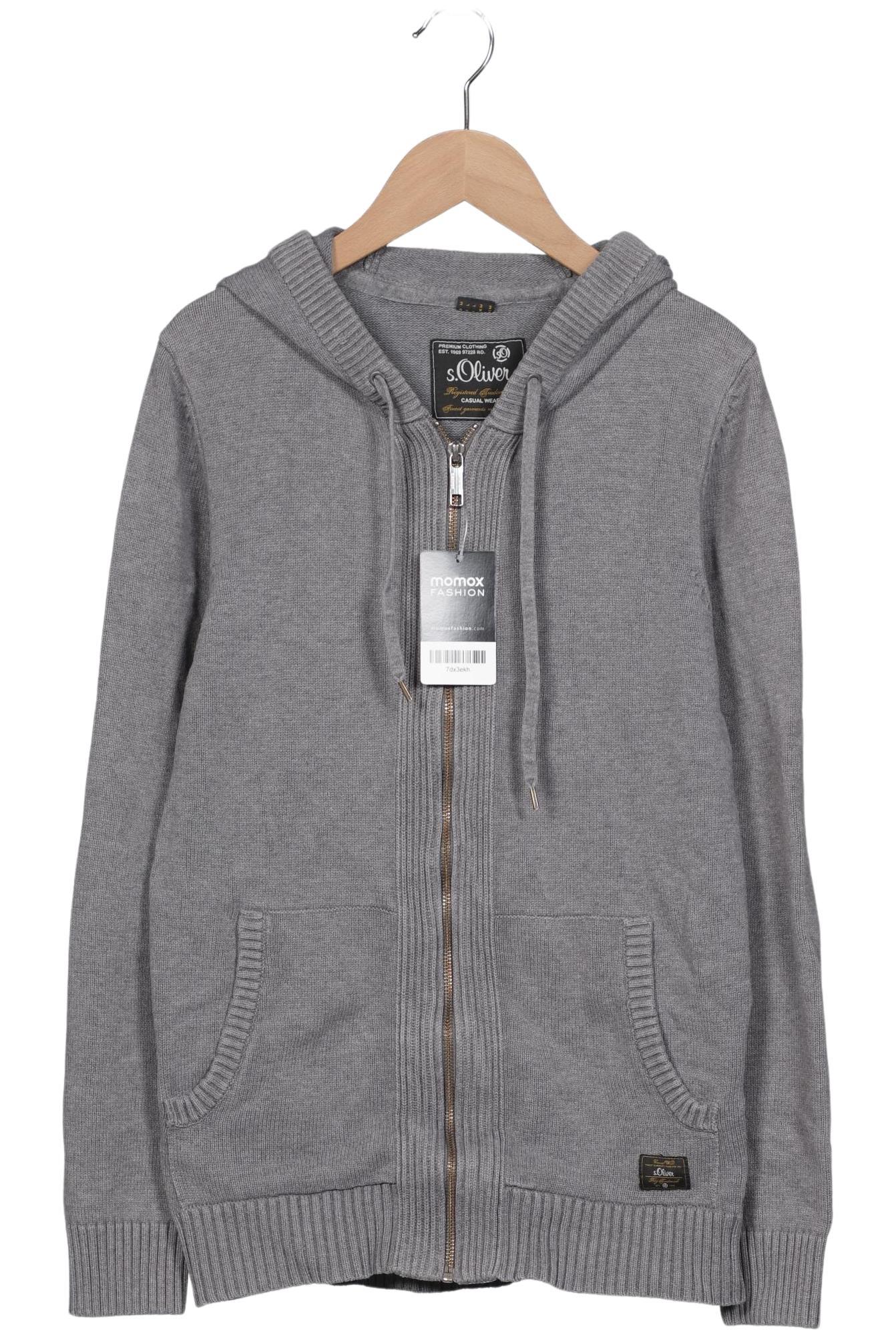 

s.Oliver Herren Kapuzenpullover, grau, Gr. 48