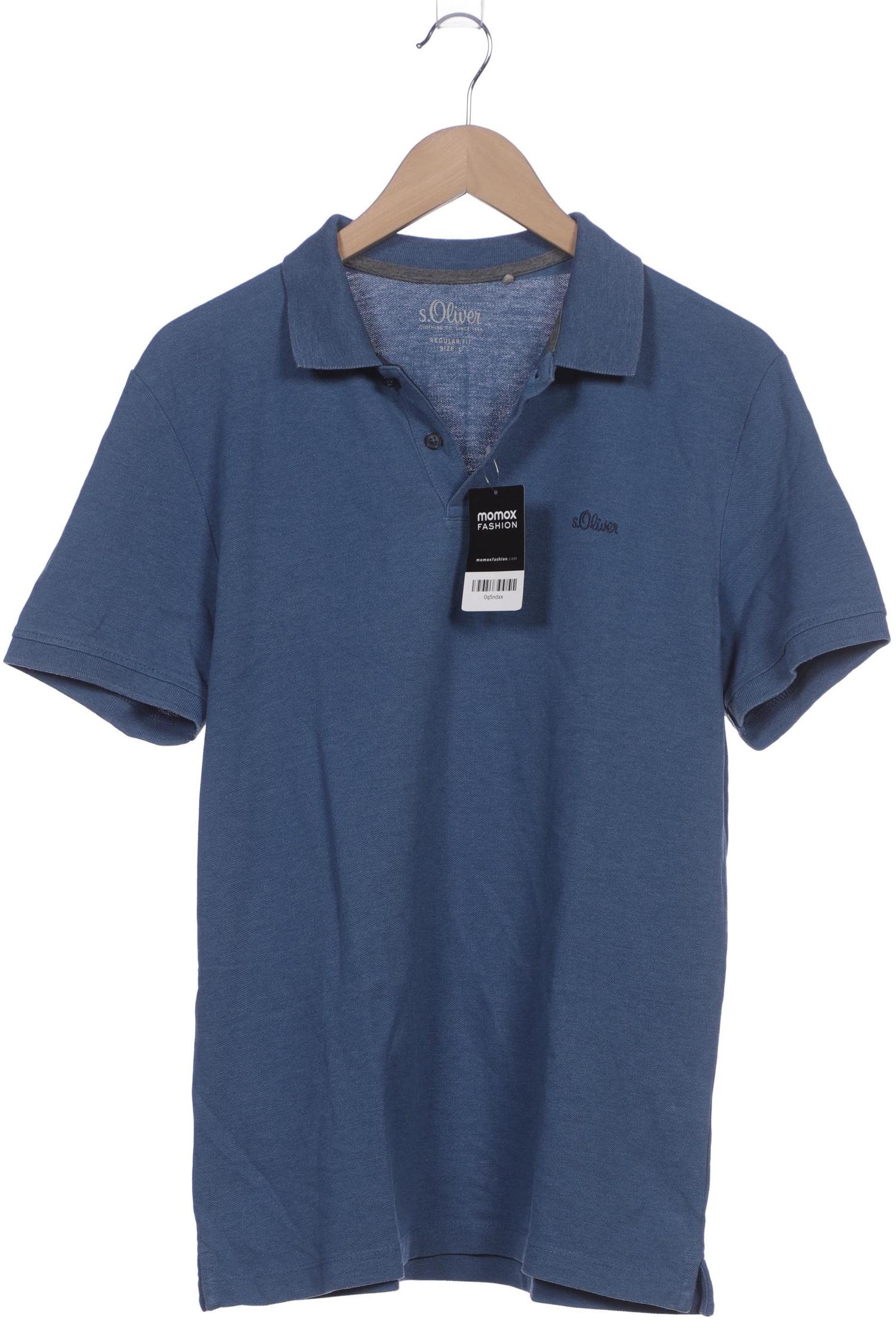 

s.Oliver Herren Poloshirt, blau, Gr. 52