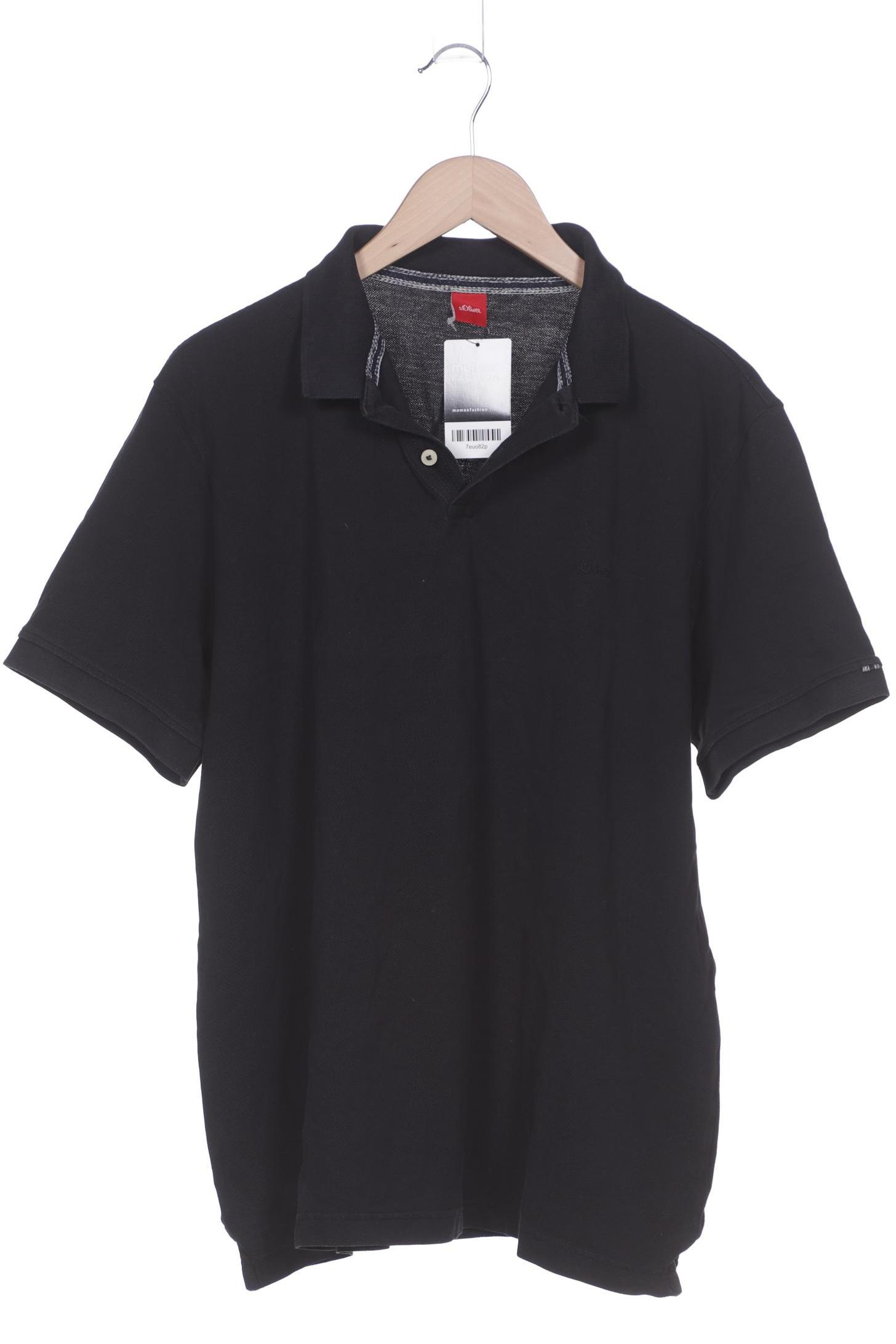 

s.Oliver Herren Poloshirt, schwarz, Gr. 54