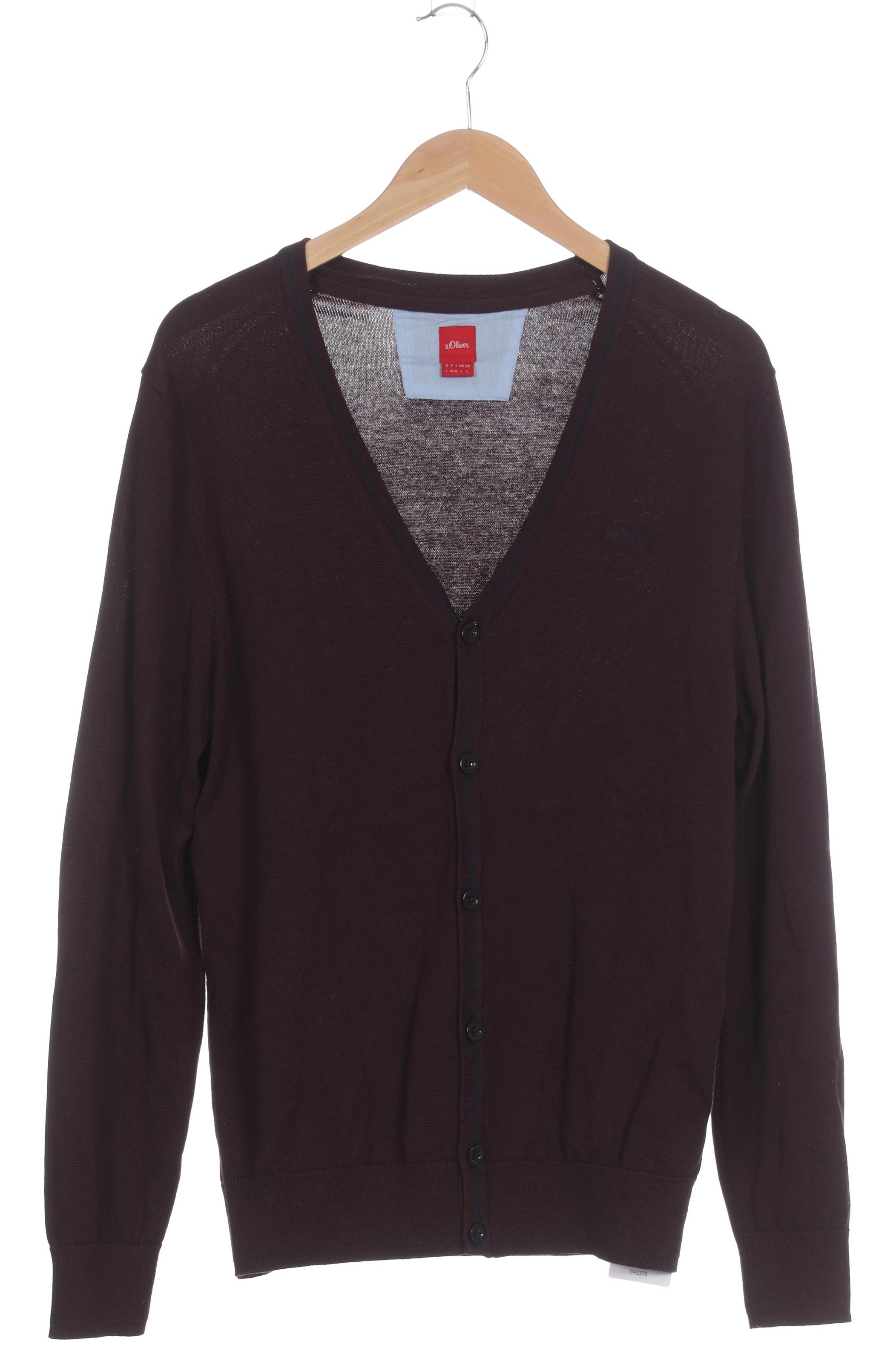 

s.Oliver Herren Strickjacke, braun, Gr.