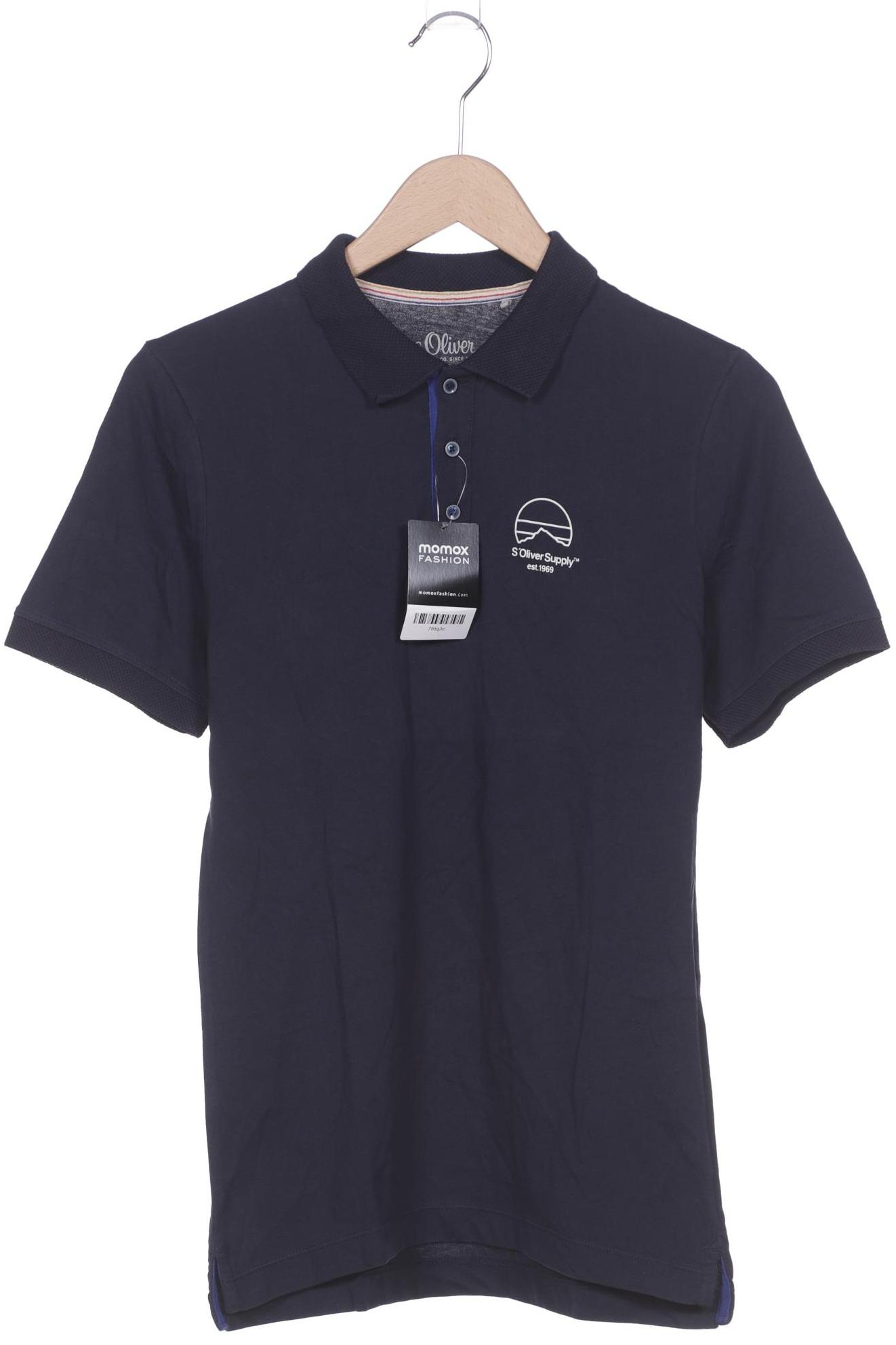 

s.Oliver Herren Poloshirt, marineblau, Gr. 46